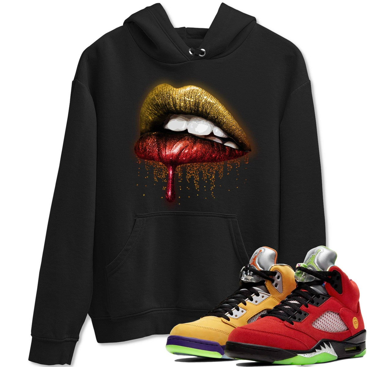 Jordan 5 What The Shirt To Match Jordans Dripping Lips Sneaker Tees Jordan 5 What The Drip Gear Zone Sneaker Matching Clothing Unisex Shirts