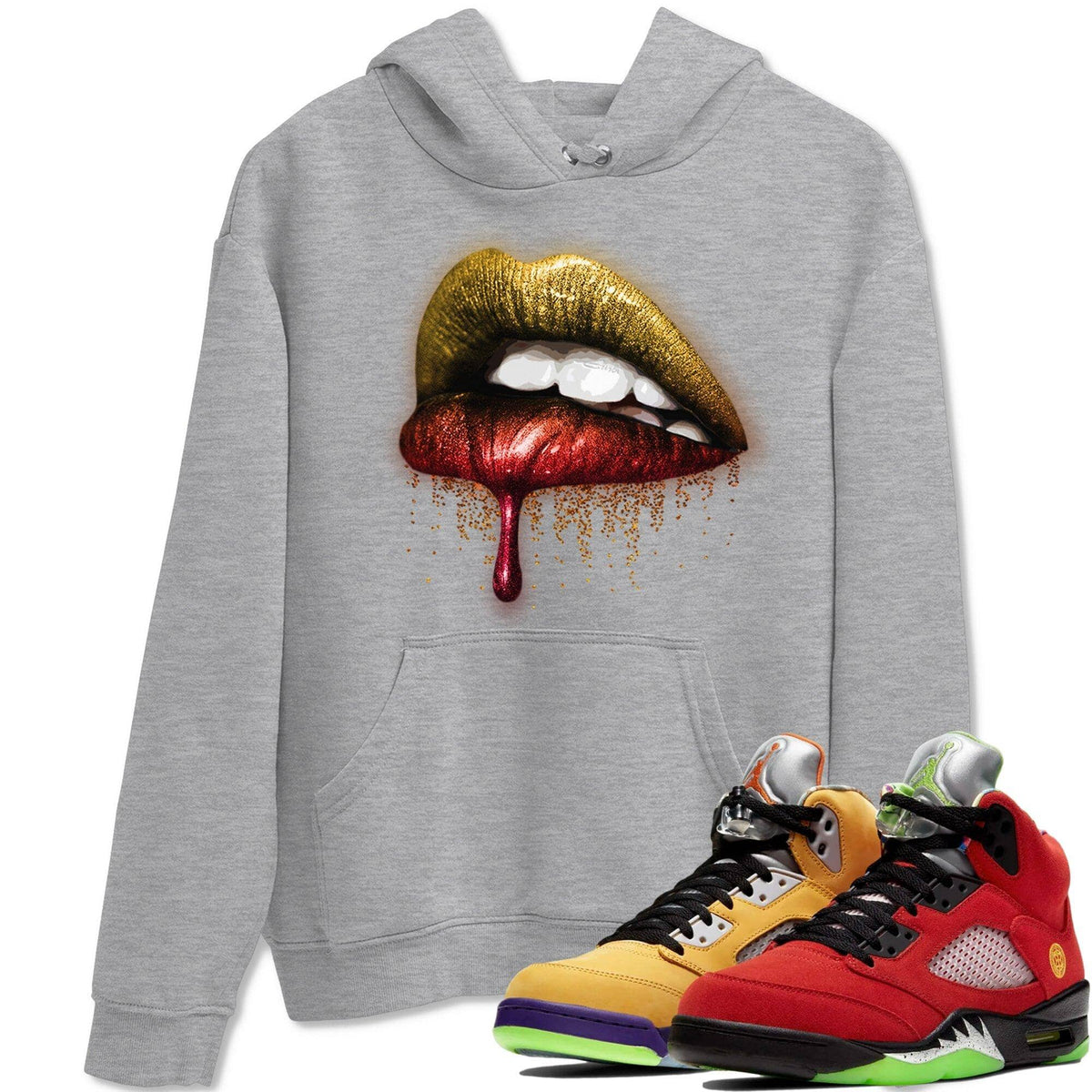 Jordan 5 What The Shirt To Match Jordans Dripping Lips Sneaker Tees Jordan 5 What The Drip Gear Zone Sneaker Matching Clothing Unisex Shirts