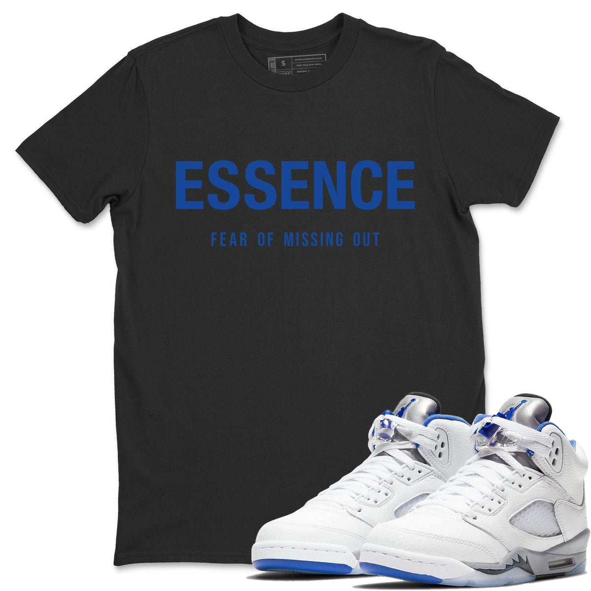 Jordan 5 Stealth Sneaker Tees Drip Gear Zone Fomo Sneaker Tees Jordan 5 Stealth Shirt Unisex Shirts
