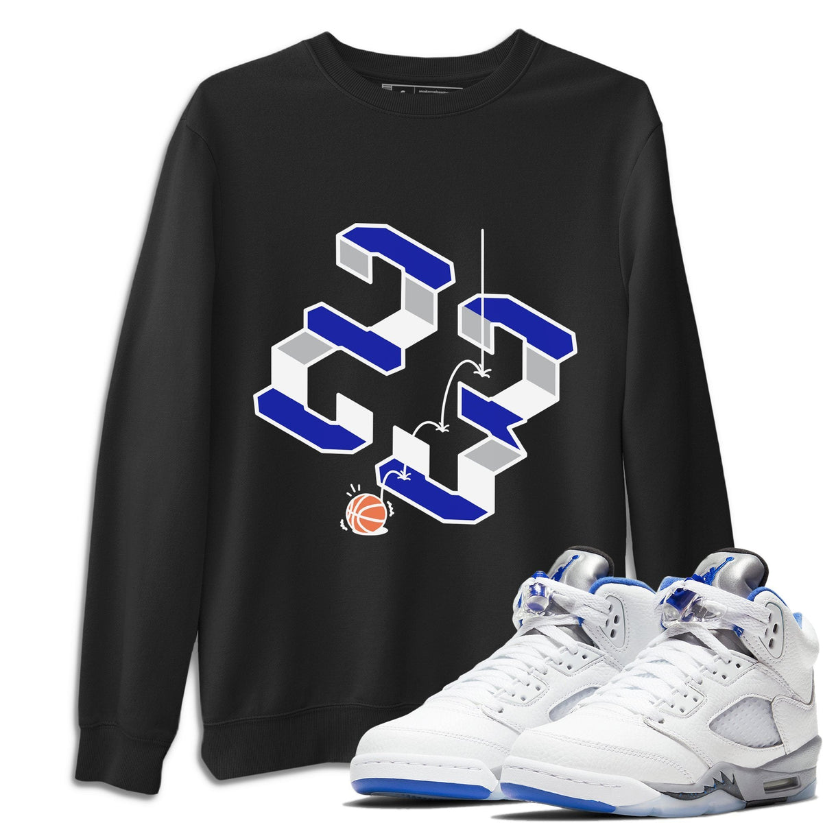 Jordan 5 Stealth Shirt To Match Jordans Steps Sneaker Tees Jordan 5 Stealth Drip Gear Zone Sneaker Matching Clothing Unisex Shirts