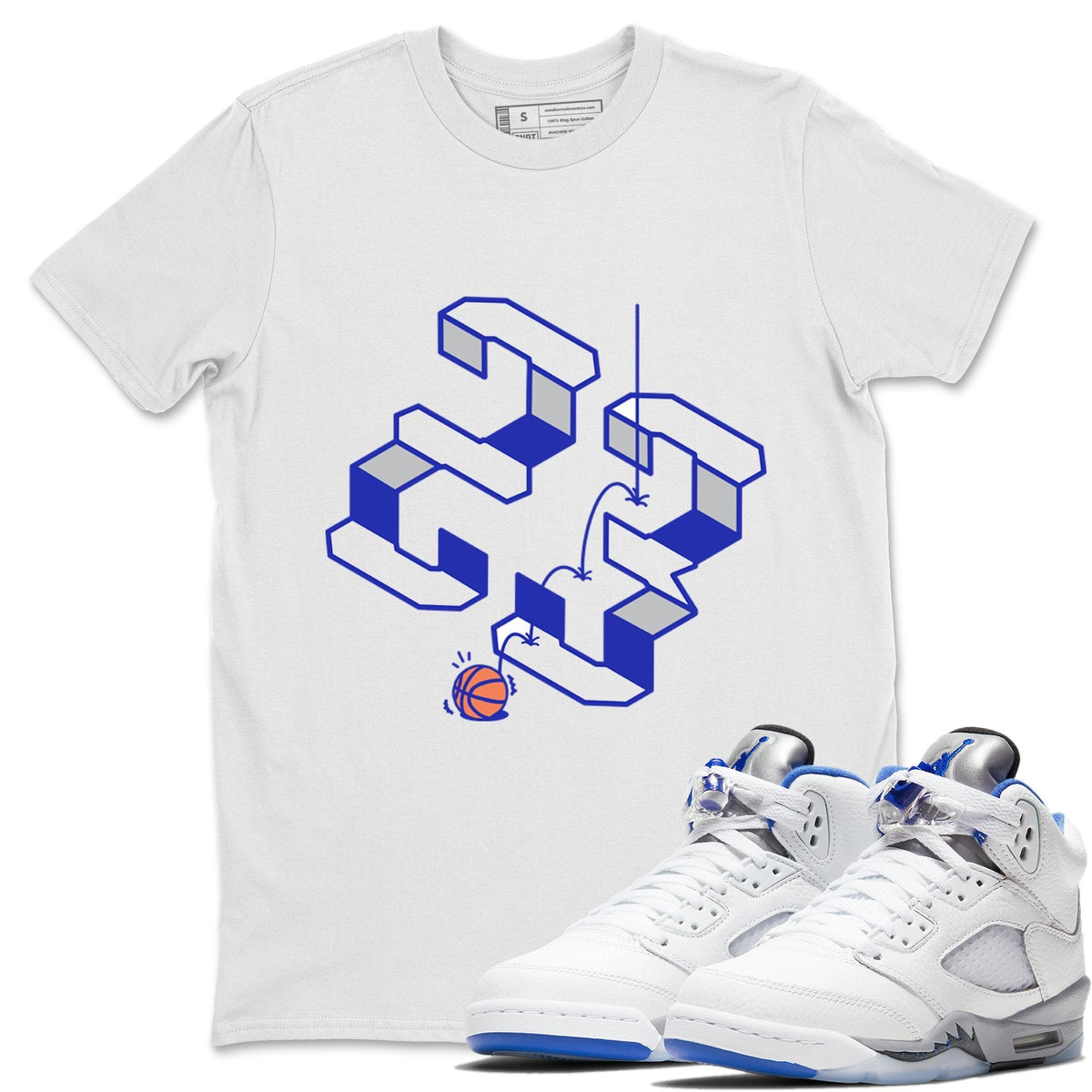 Jordan 5 Stealth Shirt To Match Jordans Steps Sneaker Tees Jordan 5 Stealth Drip Gear Zone Sneaker Matching Clothing Unisex Shirts