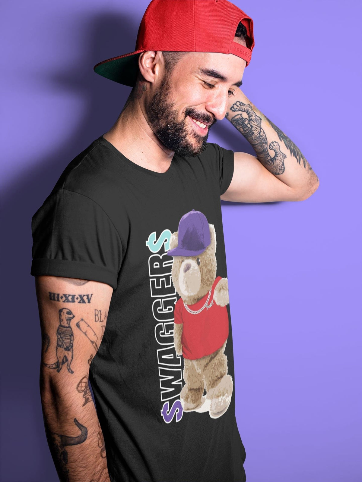 Jordan 5 Top 3 Sneaker Matching T-Shirt Bear Swaggers Sneaker Tees Jordan 5 Top 3 Sneaker Release Tees Crew Neck Tees