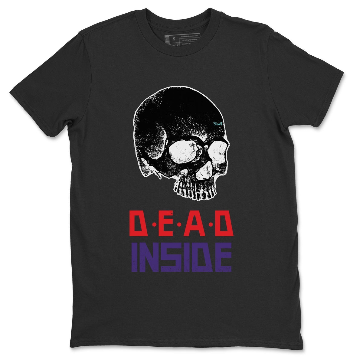 Jordan 5 Top 3 Sneaker Matching T-Shirt Skull Dead Inside Sneaker Tees Jordan 5 Top 3 Sneaker Release Tees Crew Neck Tees