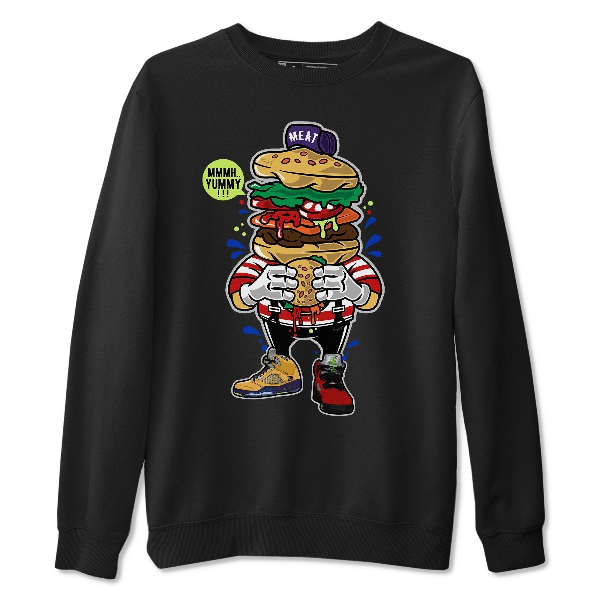 Jordan 5 What The Shirt To Match Jordans I Love Burger Sneaker Tees Jordan 5 What The Drip Gear Zone Sneaker Matching Clothing Unisex Shirts