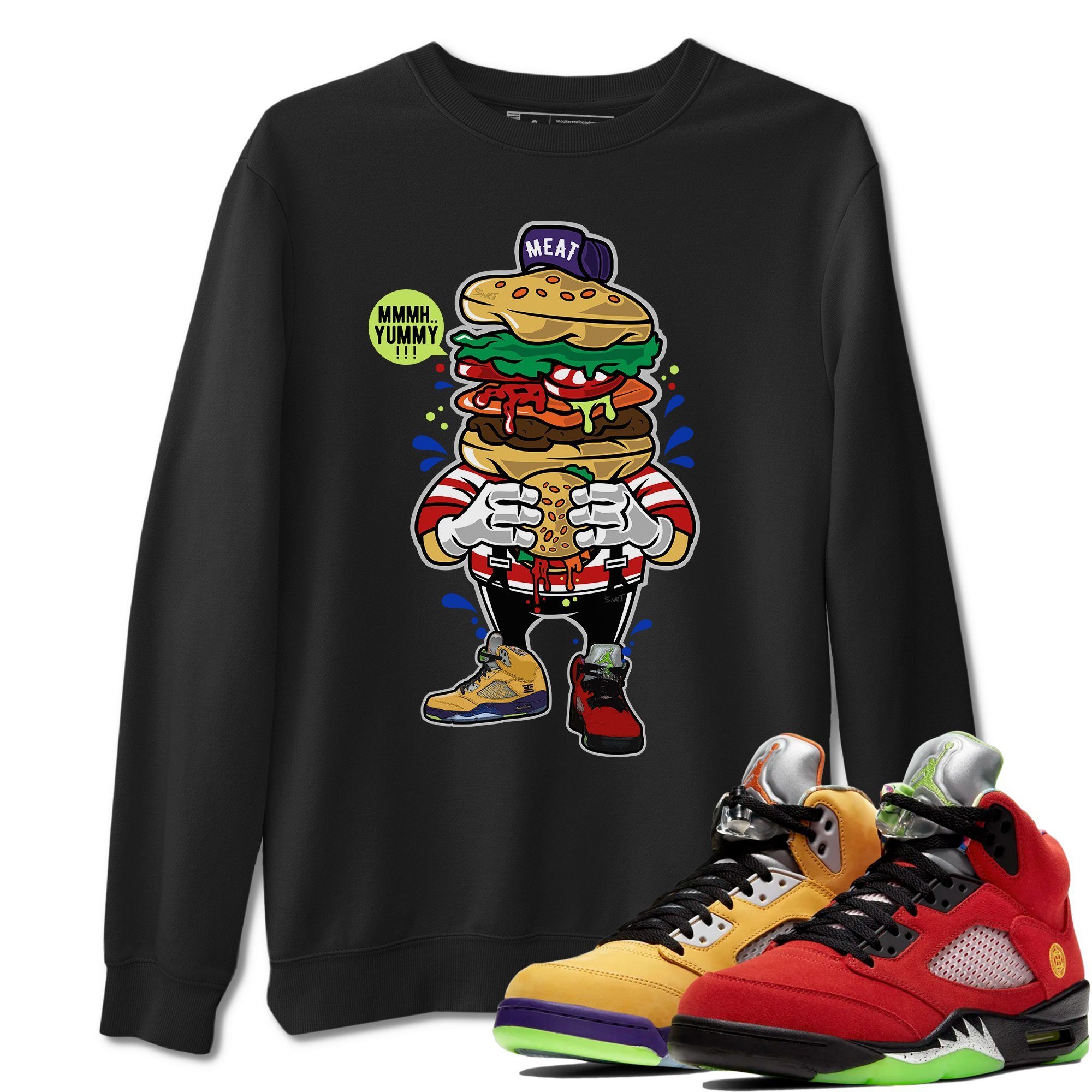 Jordan 5 What The Shirt To Match Jordans I Love Burger Sneaker Tees Jordan 5 What The Drip Gear Zone Sneaker Matching Clothing Unisex Shirts