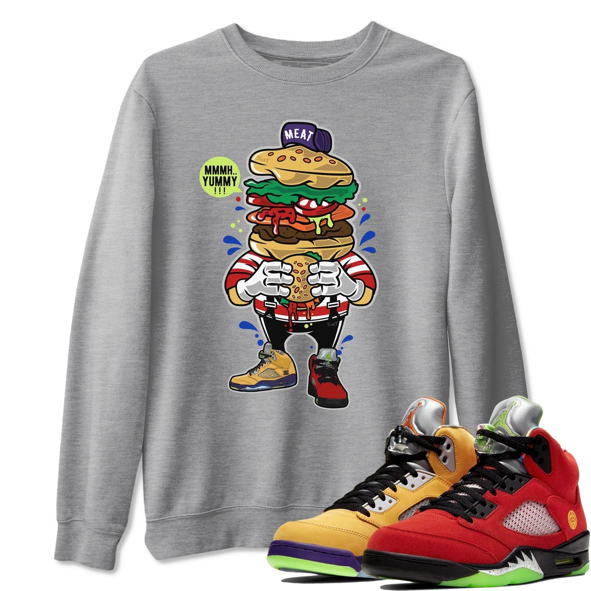 Jordan 5 What The Shirt To Match Jordans I Love Burger Sneaker Tees Jordan 5 What The Drip Gear Zone Sneaker Matching Clothing Unisex Shirts