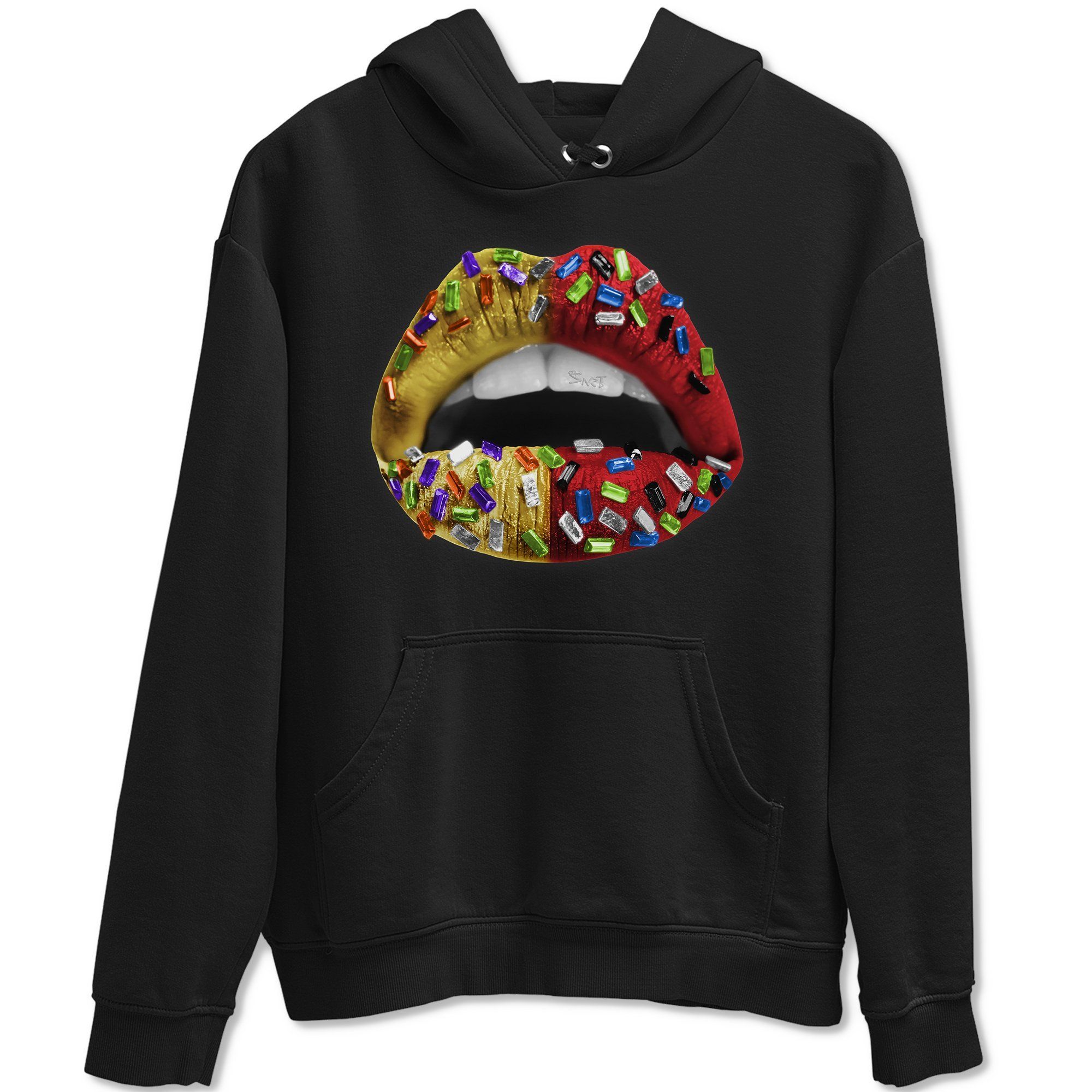 Jordan 5 What The Sneaker Matching T-Shirt Lips Jewel Sneaker Tees Jordan 5 What The Sneaker Release Tees Crew Neck Tees