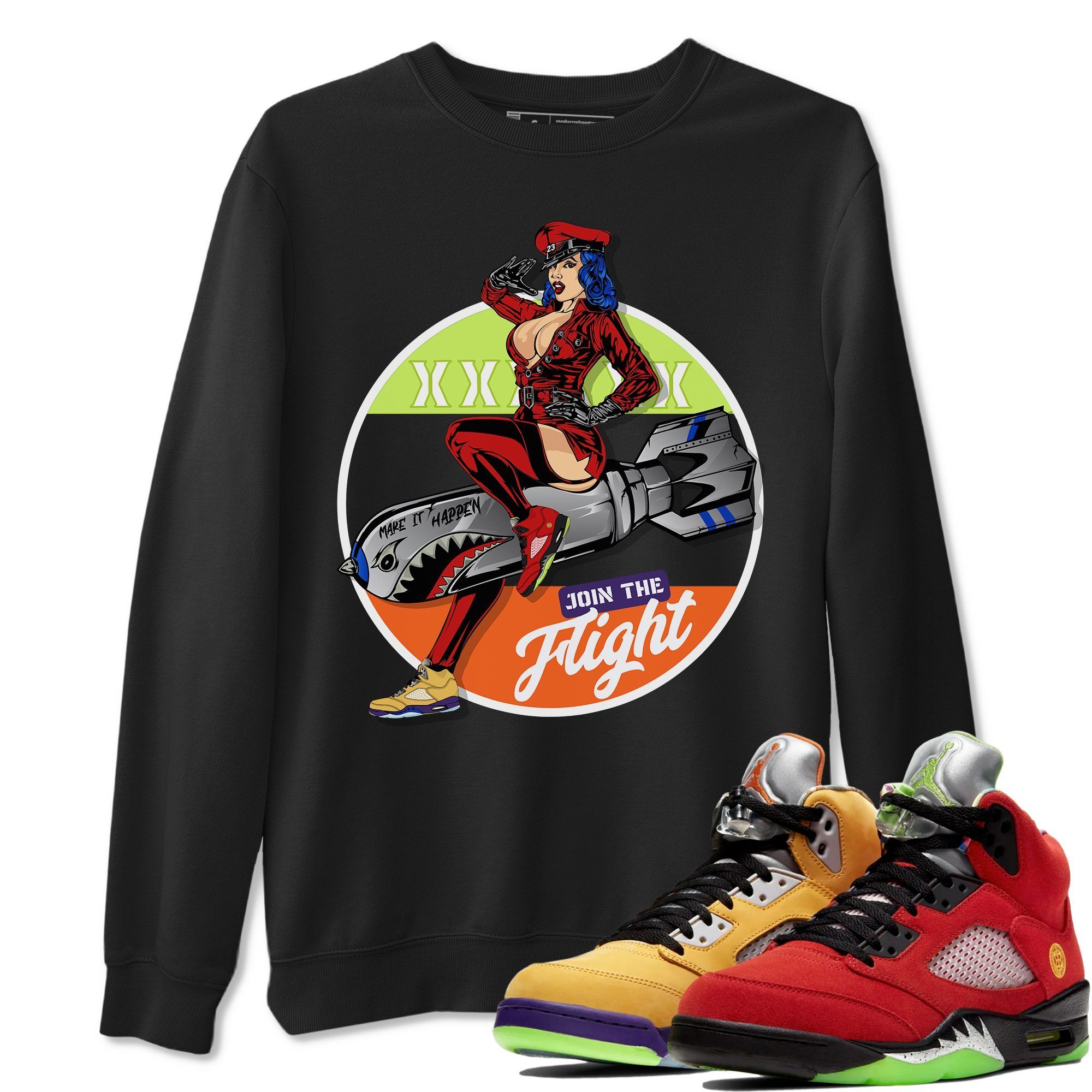Jordan 5 What The Shirt To Match Jordans Pin Up Girl Sneaker Tees Jordan 5 What The Drip Gear Zone Sneaker Matching Clothing Unisex Shirts
