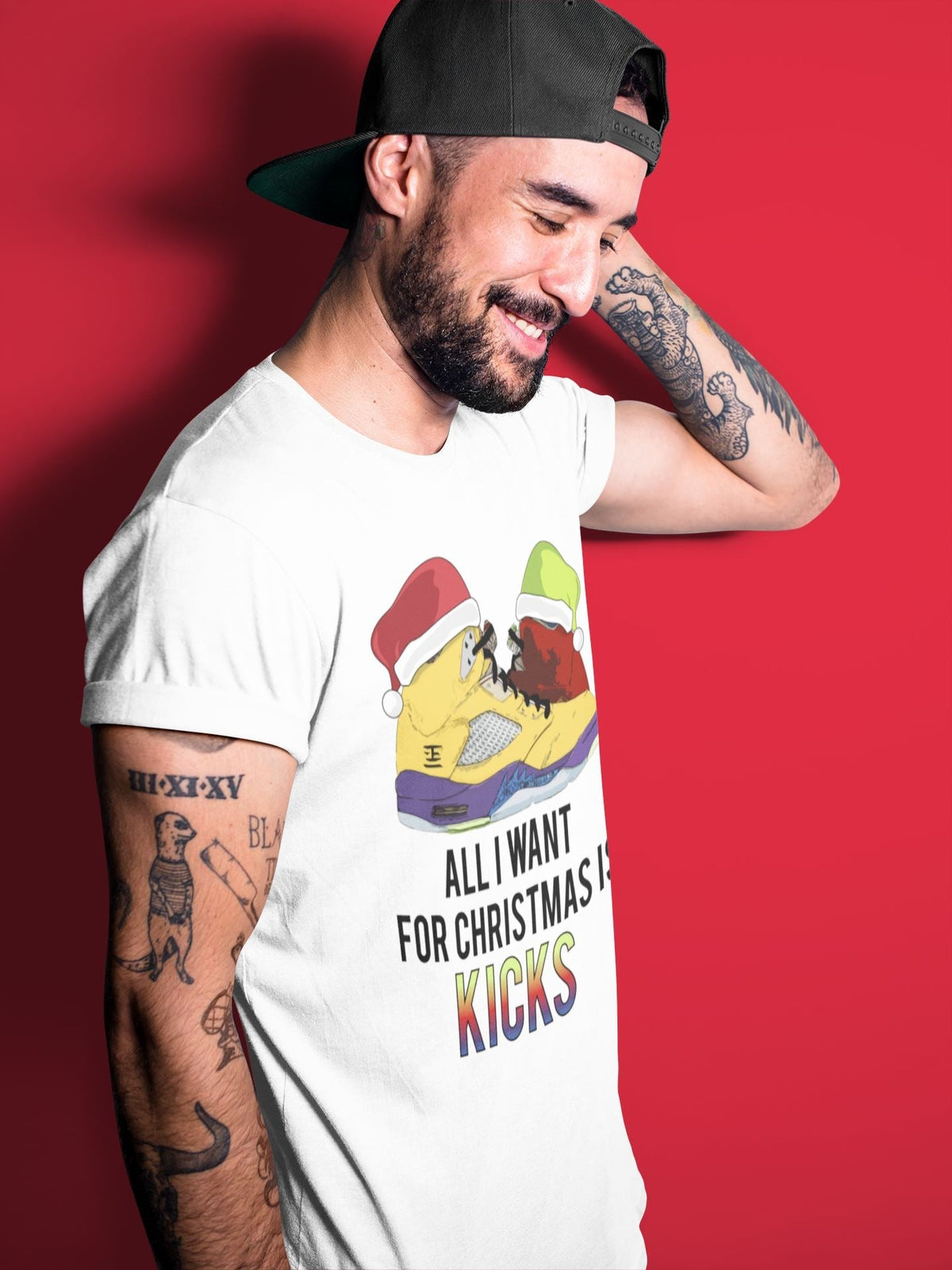 Jordan 5 What The Shirt To Match Jordans All I Want For Christmas Is Kicks Sneaker Tees Jordan 5 What The Drip Gear Zone Sneaker Matching Clothing Unisex Shirts