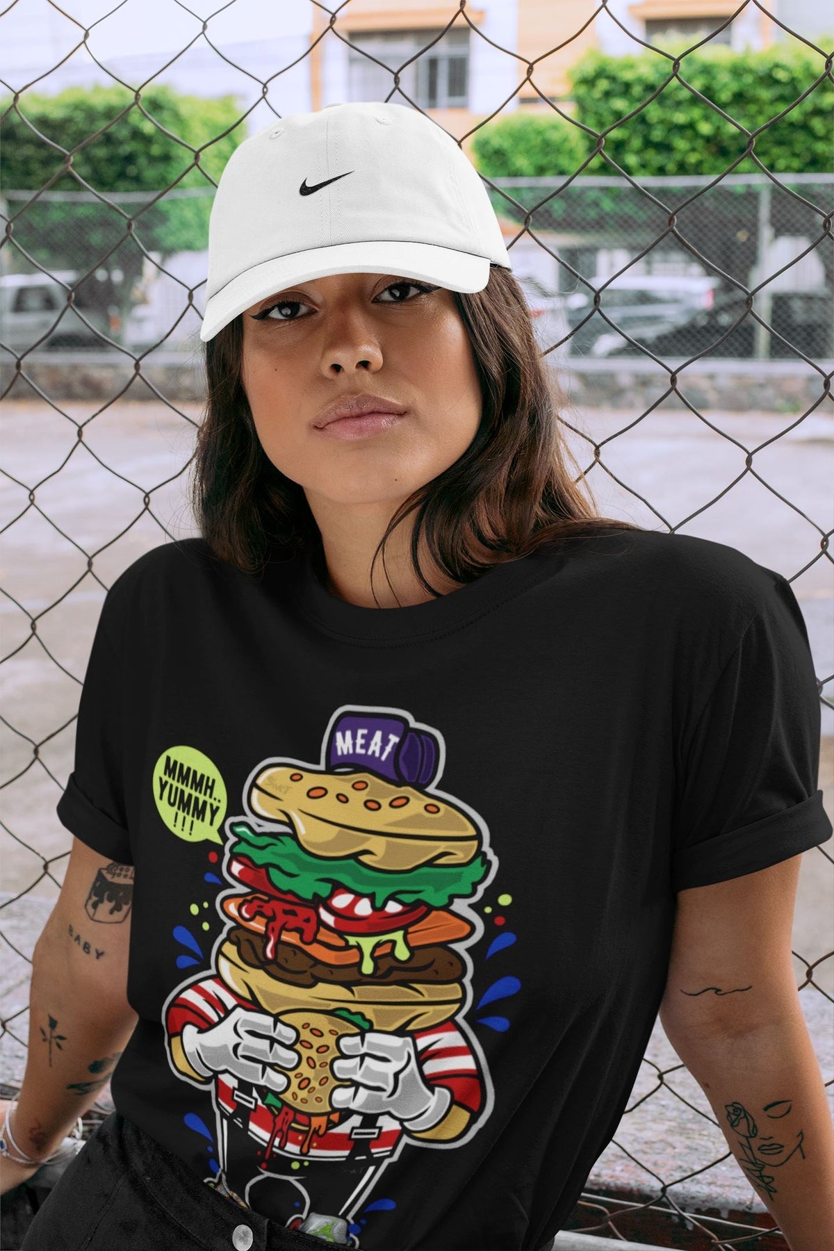 Jordan 5 What The Sneaker Matching T-Shirt I Like Burger Sneaker Tees Jordan 5 What The Sneaker Release Tees Crew Neck Tees