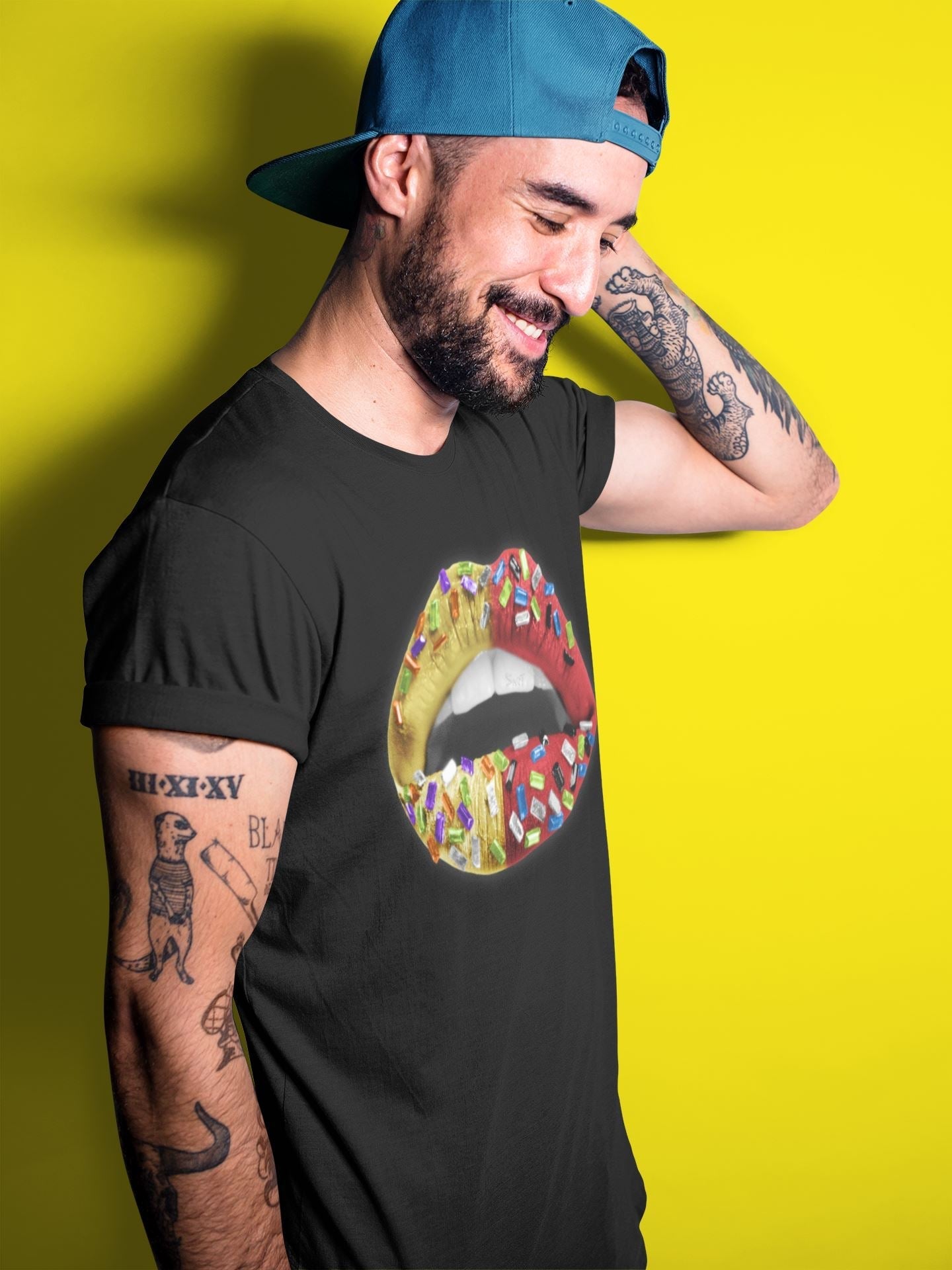 Jordan 5 What The Sneaker Matching T-Shirt Lips Jewel Sneaker Tees Jordan 5 What The Sneaker Release Tees Crew Neck Tees