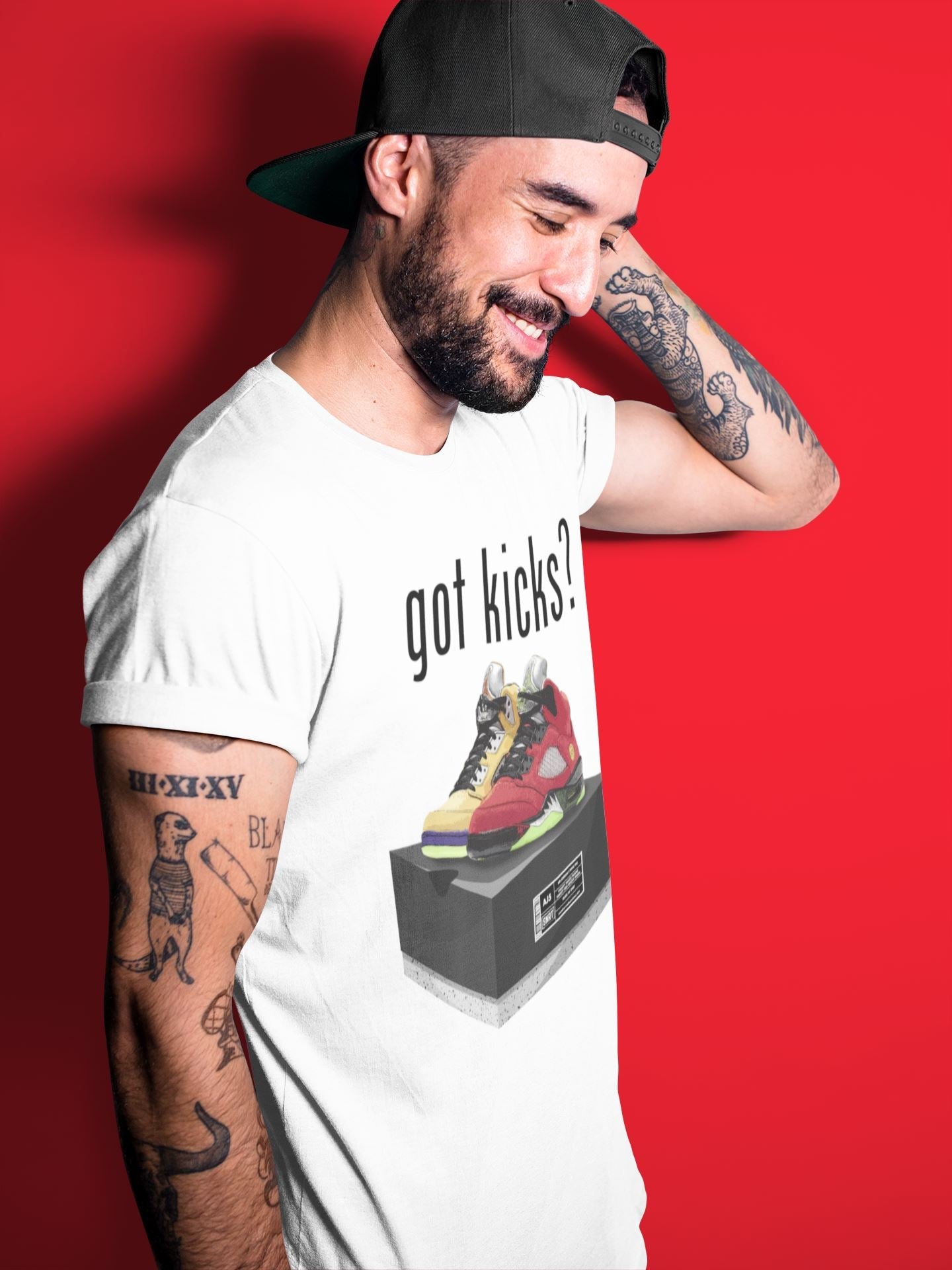 Jordan 5 What The Sneaker Matching T-Shirt Lips Jewel Sneaker Tees Jordan 5 What The Sneaker Release Tees Crew Neck Tees