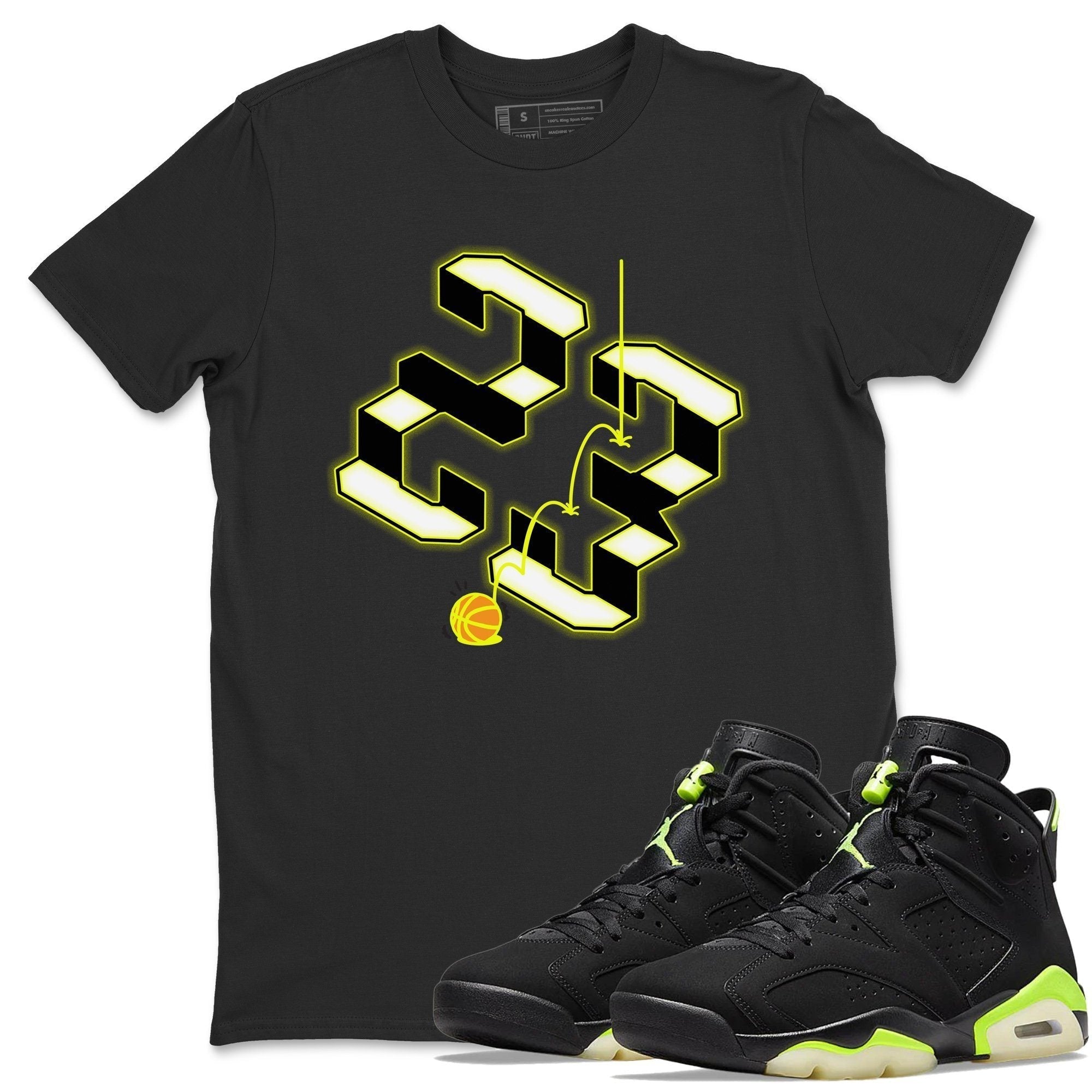 Jordan 6 Electric Green Shirt To Match Jordans Steps Sneaker Tees Jordan 6 Electric Green Drip Gear Zone Sneaker Matching Clothing Unisex Shirts