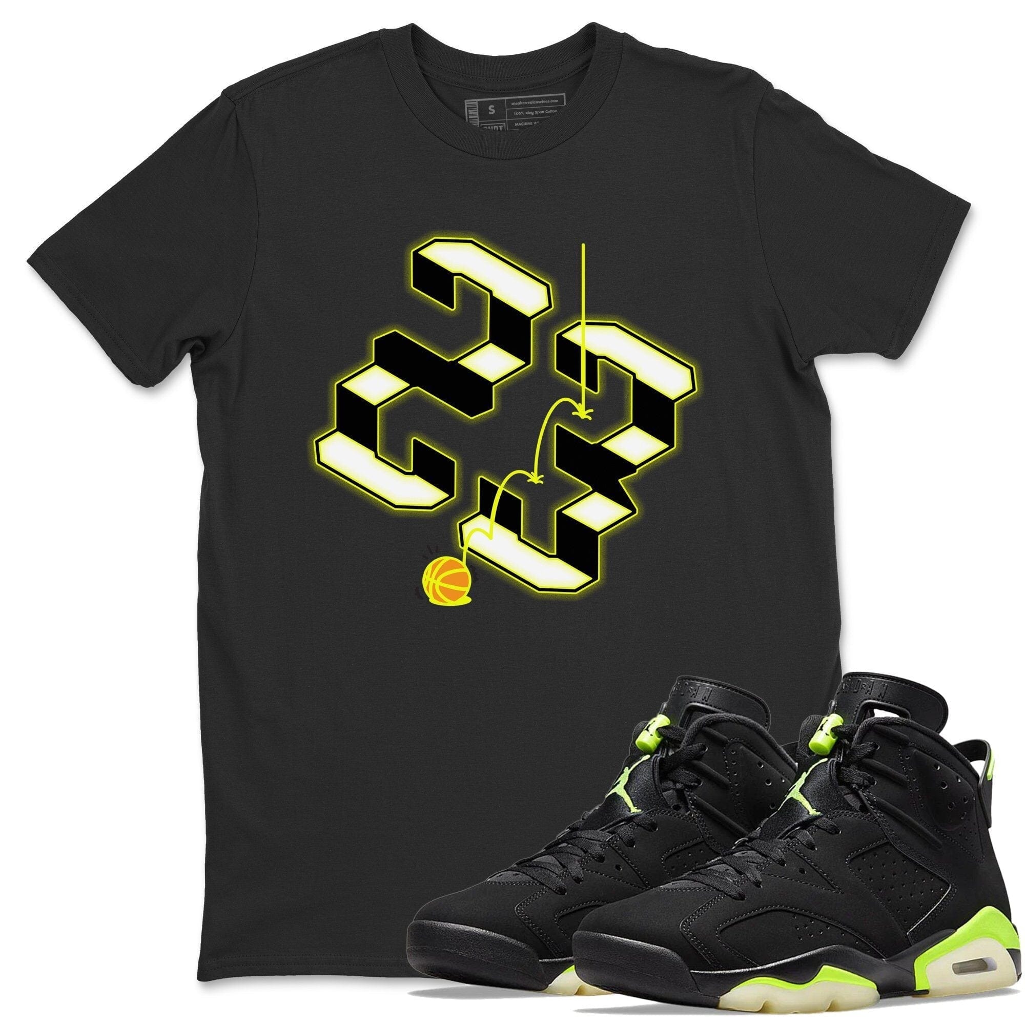 Jordan 6 Electric Green Shirt To Match Jordans Steps Sneaker Tees Jordan 6 Electric Green Drip Gear Zone Sneaker Matching Clothing Unisex Shirts