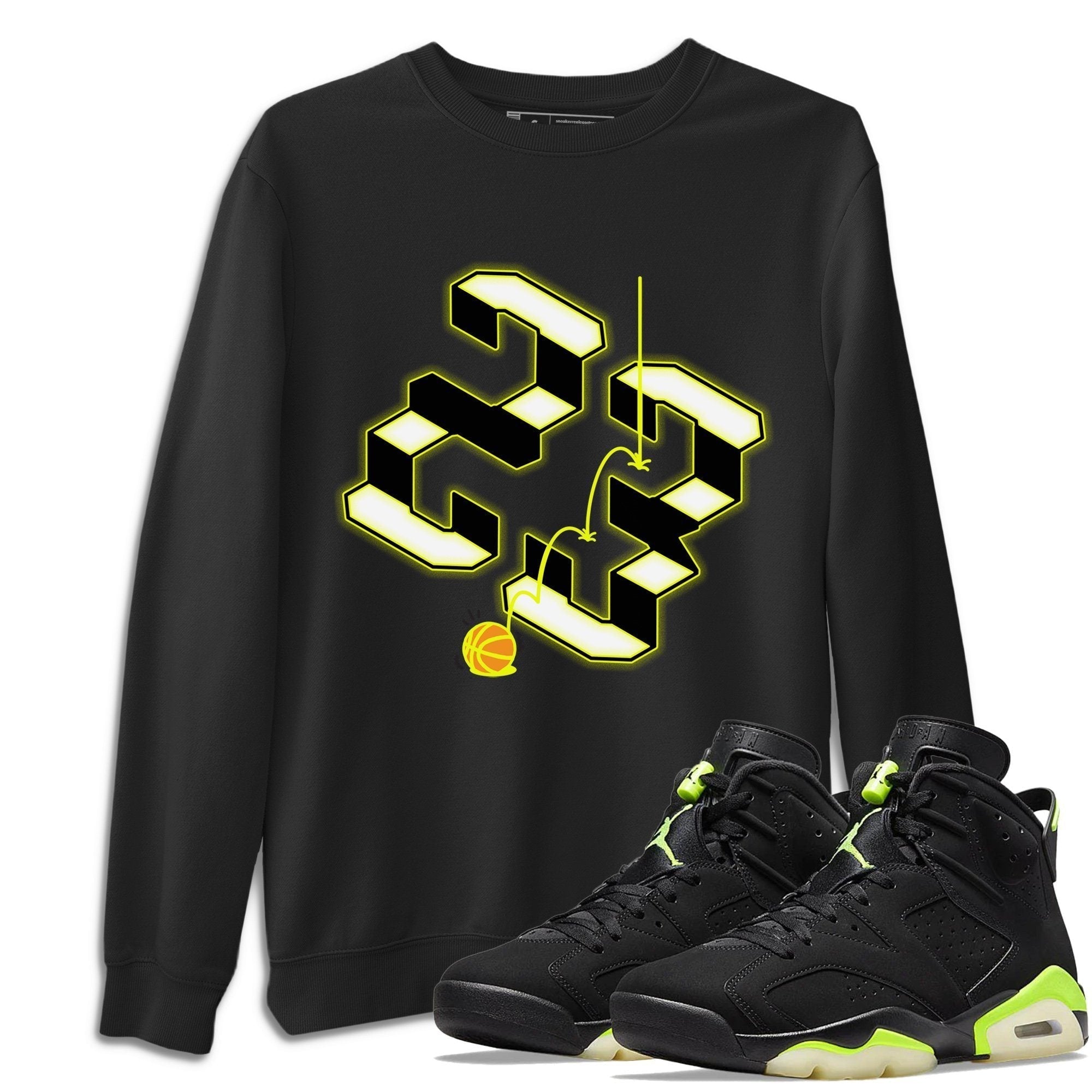Jordan 6 Electric Green Shirt To Match Jordans Steps Sneaker Tees Jordan 6 Electric Green Drip Gear Zone Sneaker Matching Clothing Unisex Shirts