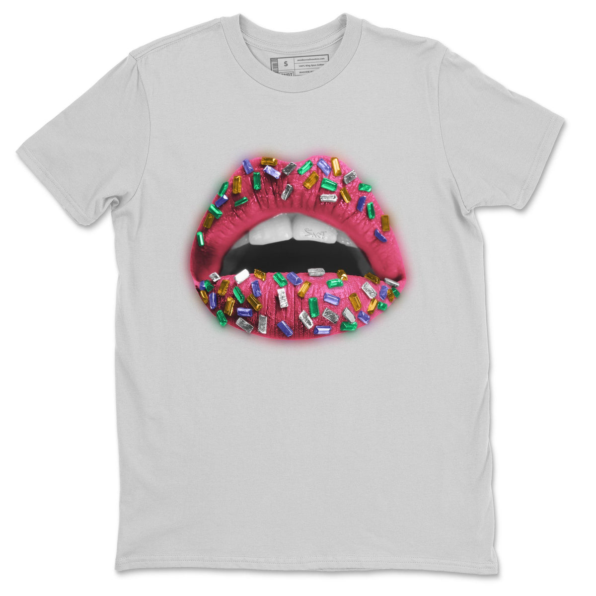 Jordan 6 Hare Sneaker Matching T-Shirt Lips Jewel Sneaker Tees Jordan 6 Hare Sneaker Release Tees Crew Neck Tees