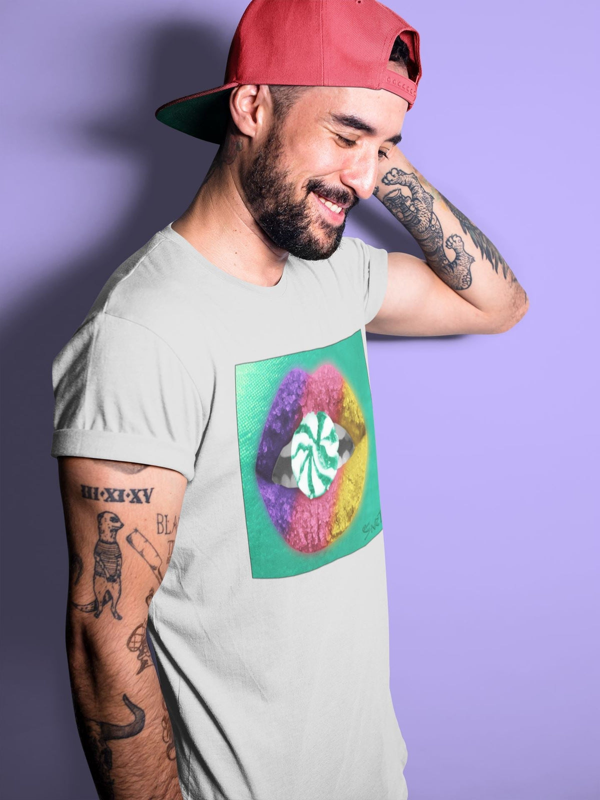 Jordan 6 Hare Sneaker Matching T-Shirt Lips Candy Sneaker Tees Jordan 6 Hare Sneaker Release Tees Crew Neck Tees