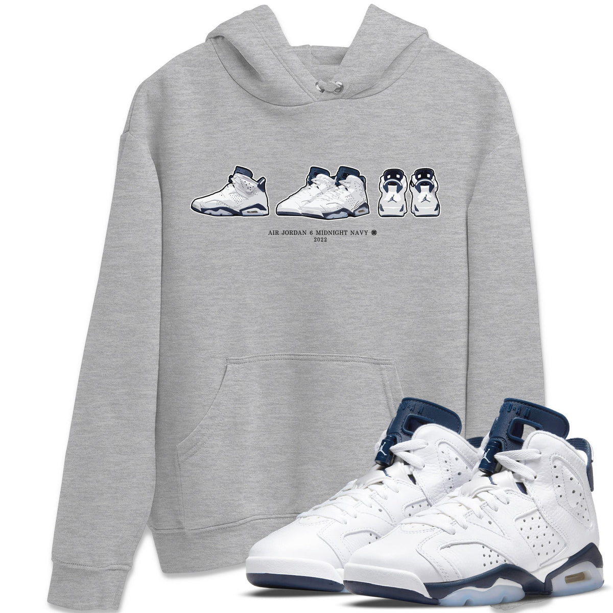 Jordan 6 Midnight Navy Sneaker Matching T-Shirt 6s Prelude Sneaker Tees Jordan 6 Midnight Navy Sneaker Release Tees Crew Neck Tees