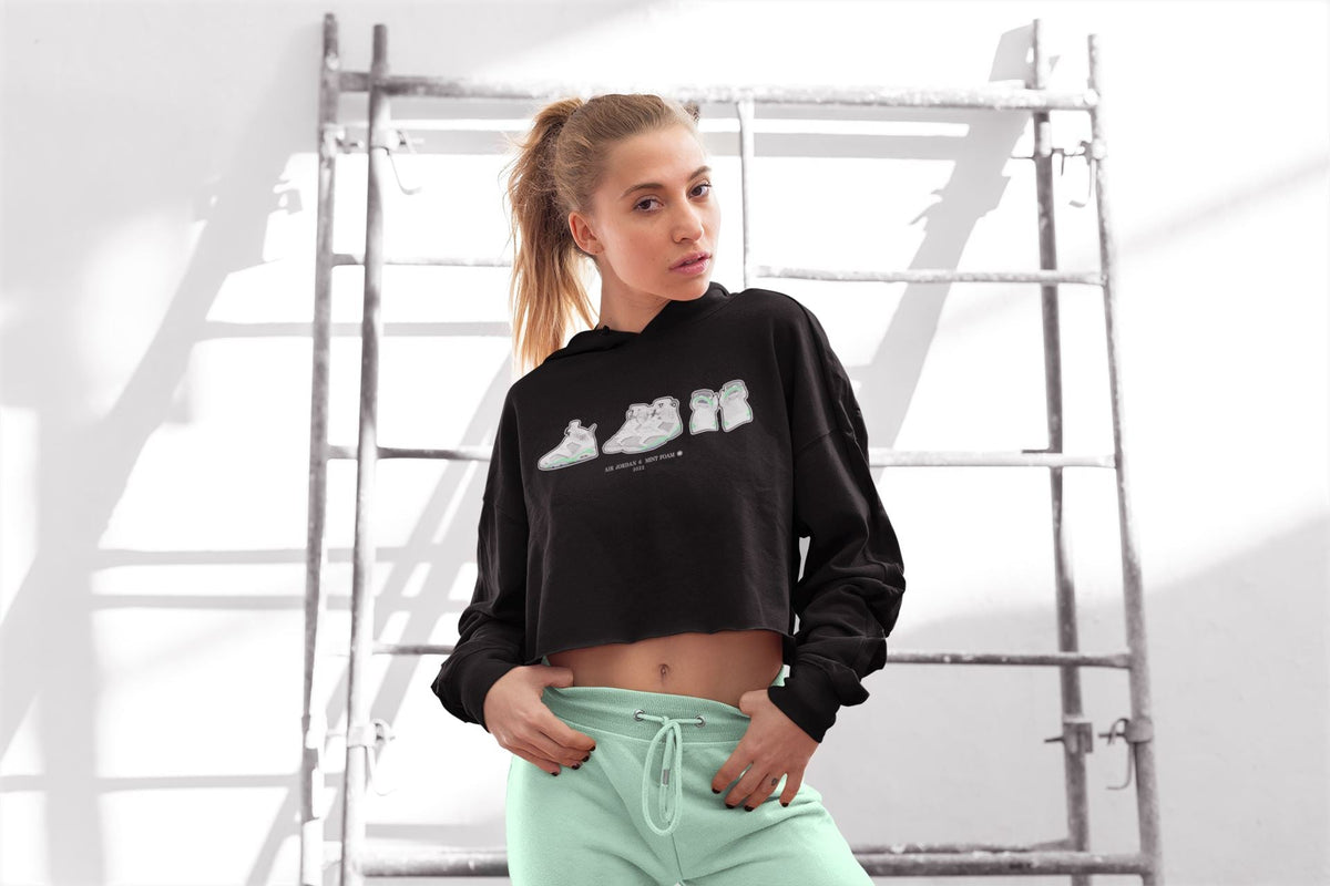 Jordan 6 Mint Foam Sneaker Matching T-Shirt 6s Prelude Sneaker Tees Jordan 6 Mint Foam Sneaker Release Tees Women's Shirts