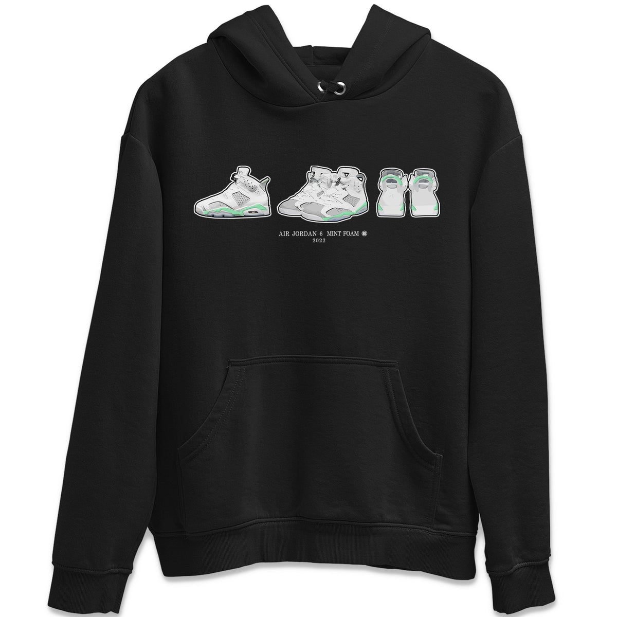 Jordan 6 Mint Foam Sneaker Matching T-Shirt 6s Prelude Sneaker Tees Jordan 6 Mint Foam Sneaker Release Tees Crew Neck Tees