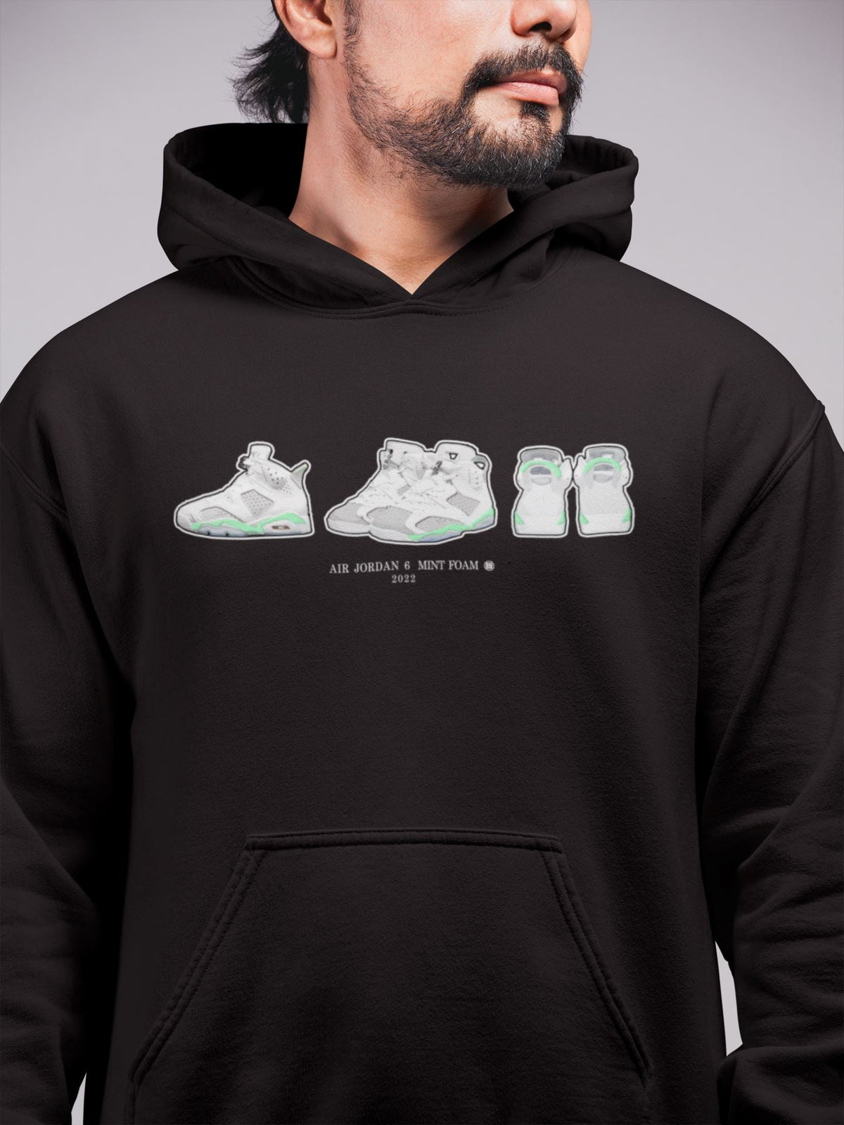 Jordan 6 Mint Foam Sneaker Matching T-Shirt 6s Prelude Sneaker Tees Jordan 6 Mint Foam Sneaker Release Tees Crew Neck Tees