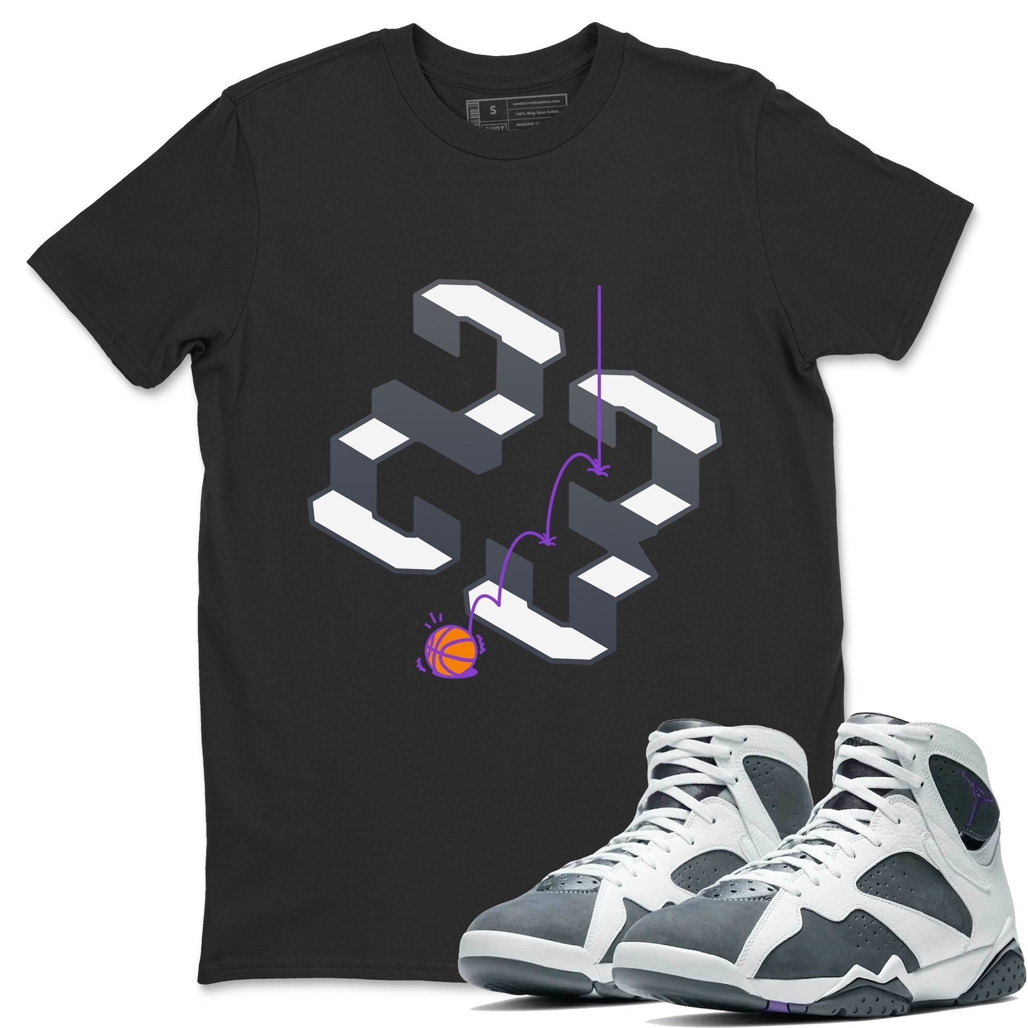 Jordan 7 Flint Shirt To Match Jordans Steps Sneaker Tees Jordan 7 Flint Drip Gear Zone Sneaker Matching Clothing Unisex Shirts