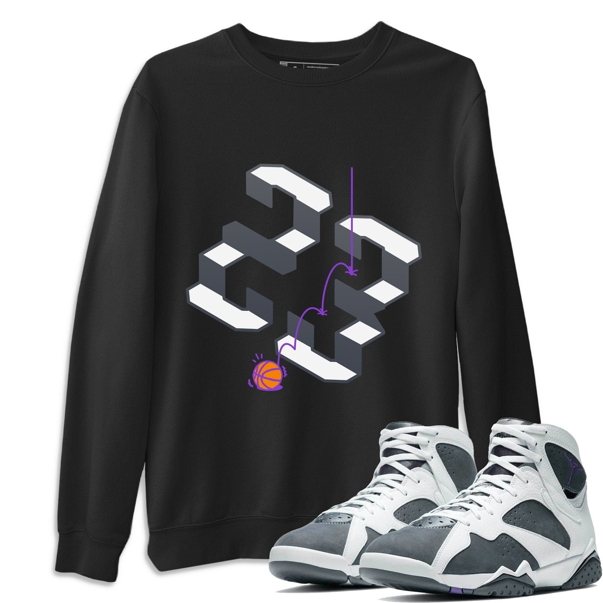 Jordan 7 Flint Shirt To Match Jordans Steps Sneaker Tees Jordan 7 Flint Drip Gear Zone Sneaker Matching Clothing Unisex Shirts