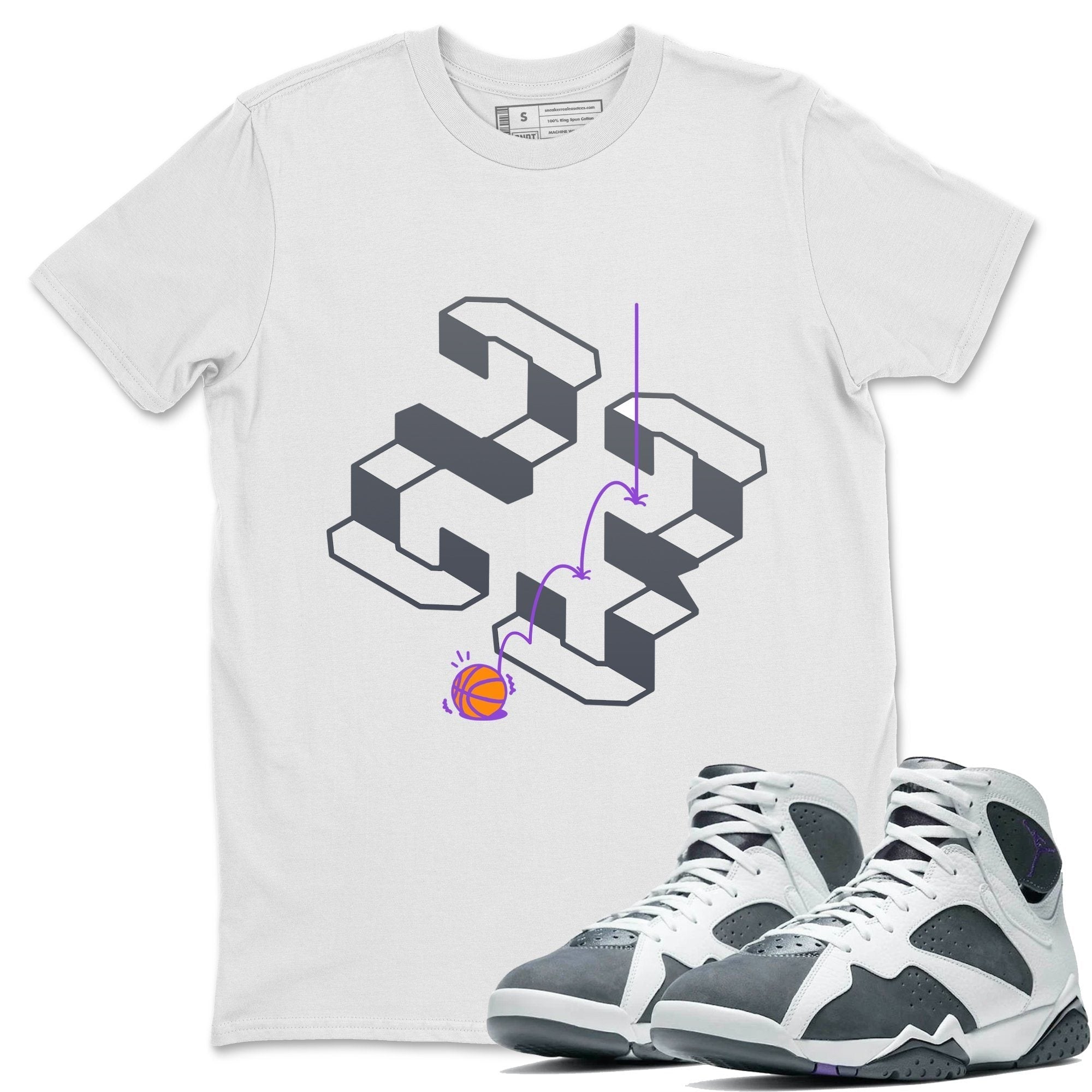 Jordan 7 Flint Shirt To Match Jordans Steps Sneaker Tees Jordan 7 Flint Drip Gear Zone Sneaker Matching Clothing Unisex Shirts