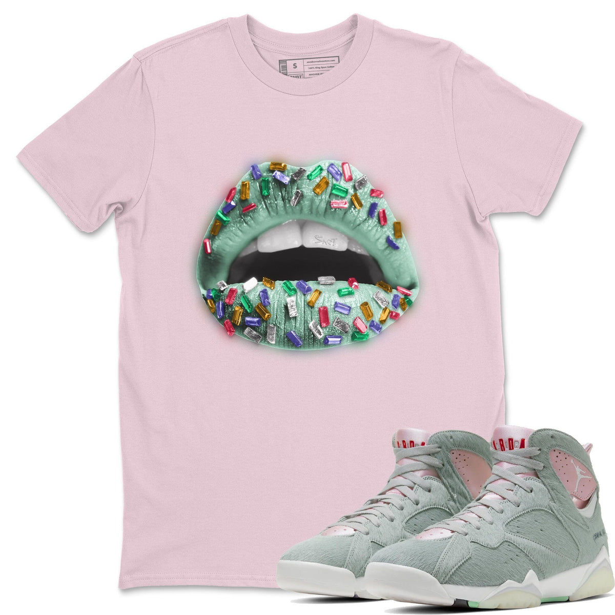 Jordan 7 Hare Shirt To Match Jordans Laips Jewel Sneaker Tees Jordan 7 Hare Drip Gear Zone Sneaker Matching Clothing Unisex Shirts