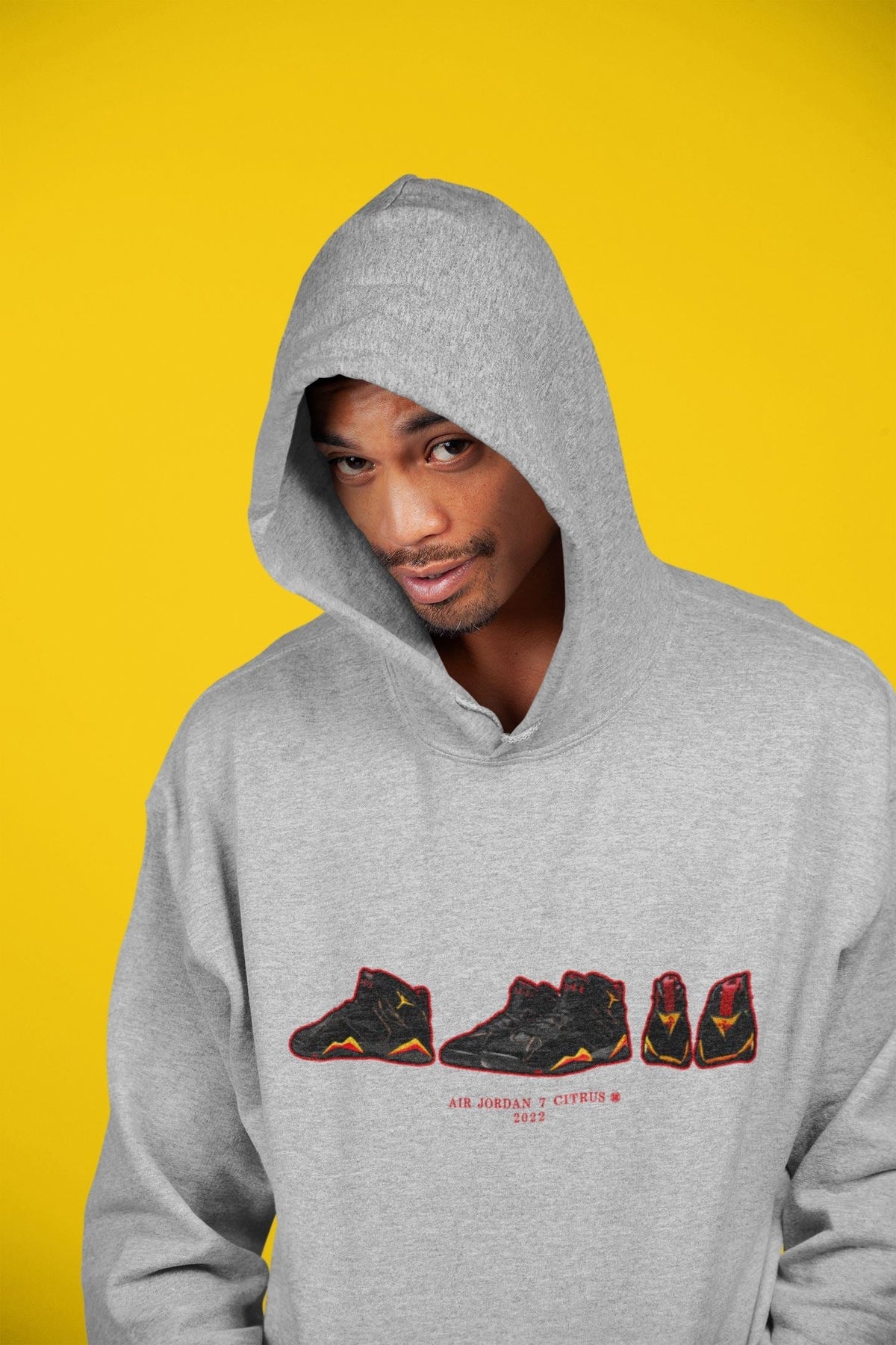 Jordan 7 Citrus Shirt To Match Jordans Air Jordan 7 Prelude Sneaker Tees Jordan 7 Citrus Drip Gear Zone Sneaker Matching Clothing Unisex Shirts