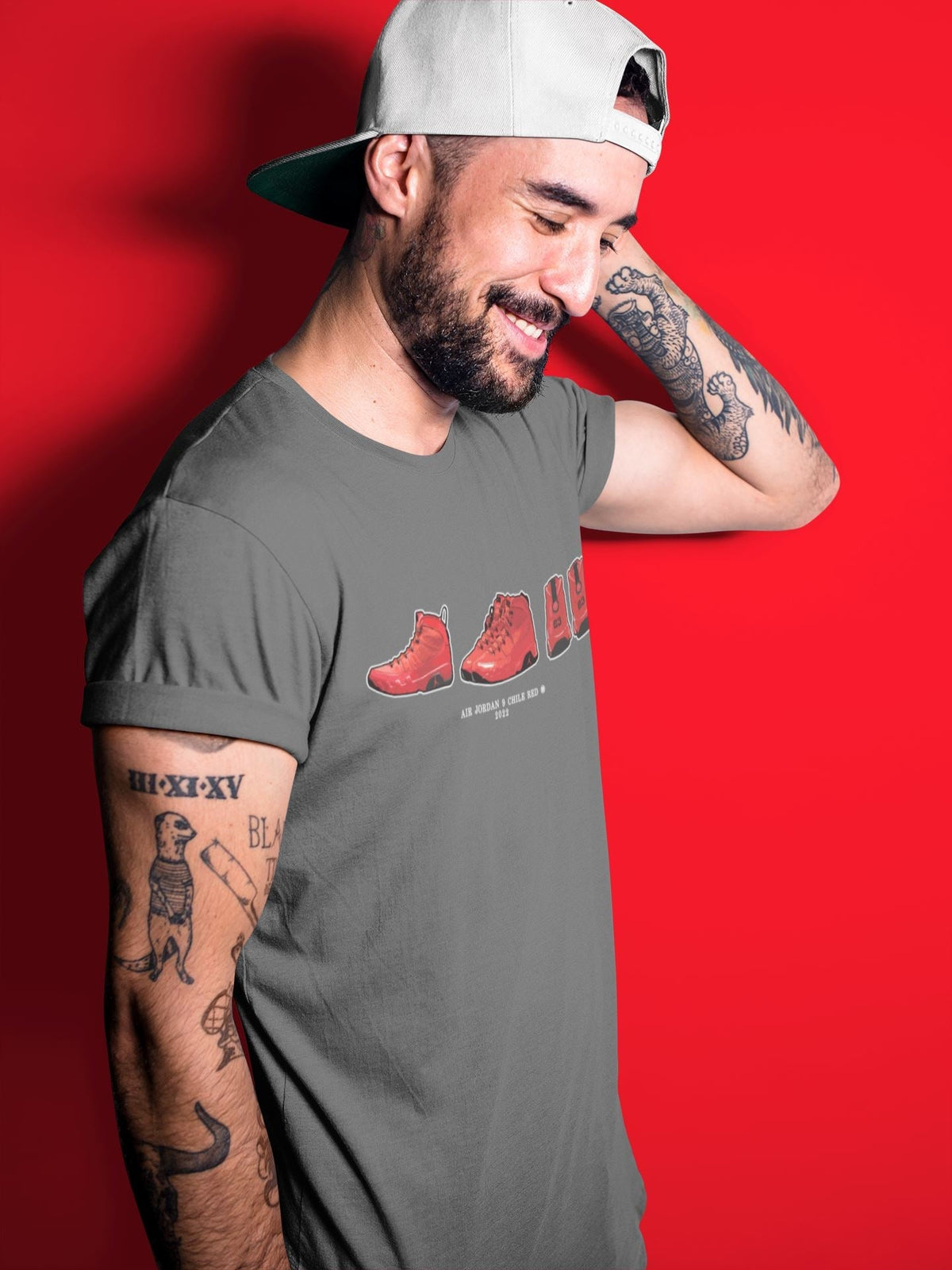 Jordan 9 Chile Red Shirt To Match Jordans Air Jordan 9 Prelude Sneaker Tees Jordan 9 Chile Red Drip Gear Zone Sneaker Matching Clothing Unisex Shirts