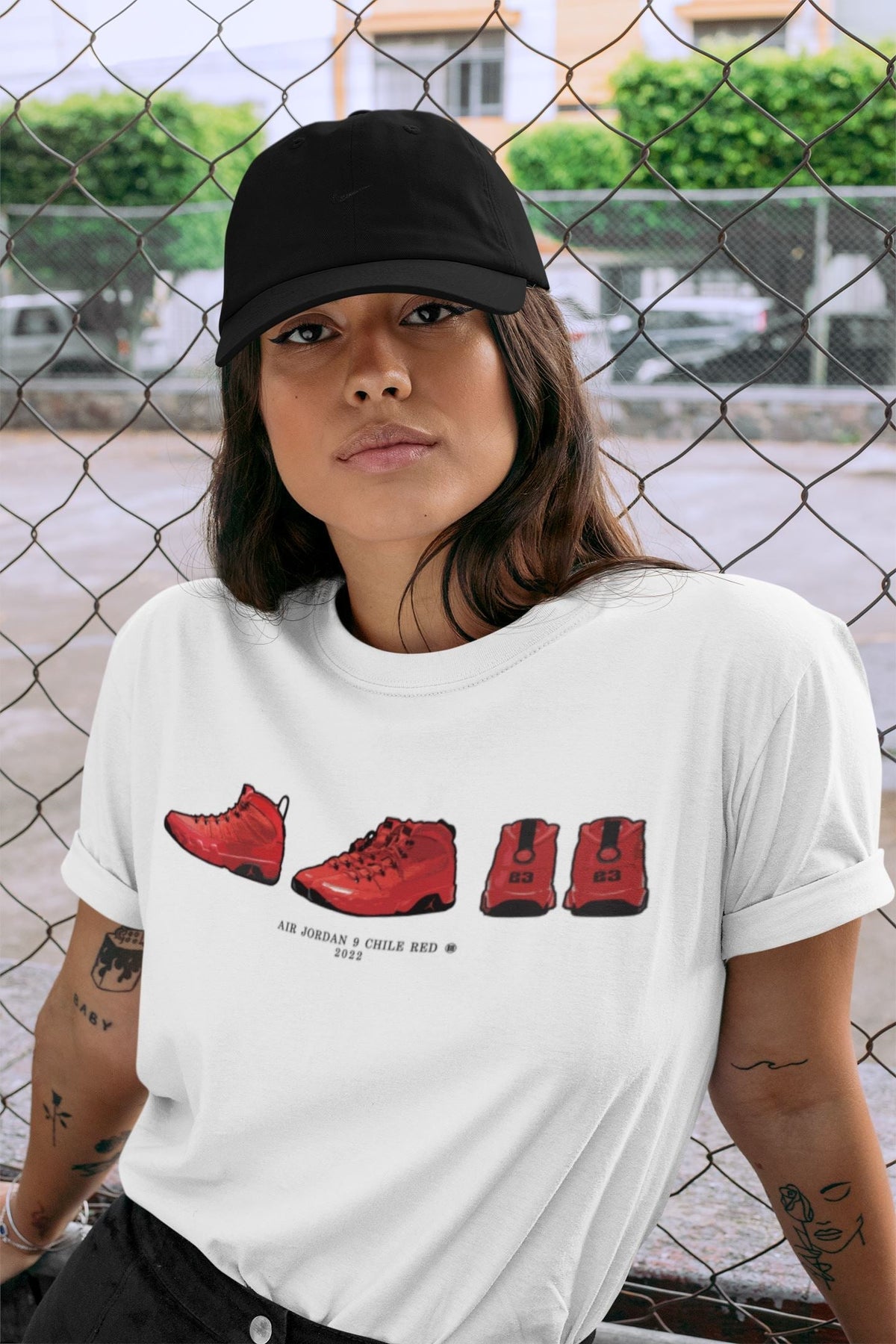Jordan 9 Chile Red Shirt To Match Jordans Air Jordan 9 Prelude Sneaker Tees Jordan 9 Chile Red Drip Gear Zone Sneaker Matching Clothing Unisex Shirts