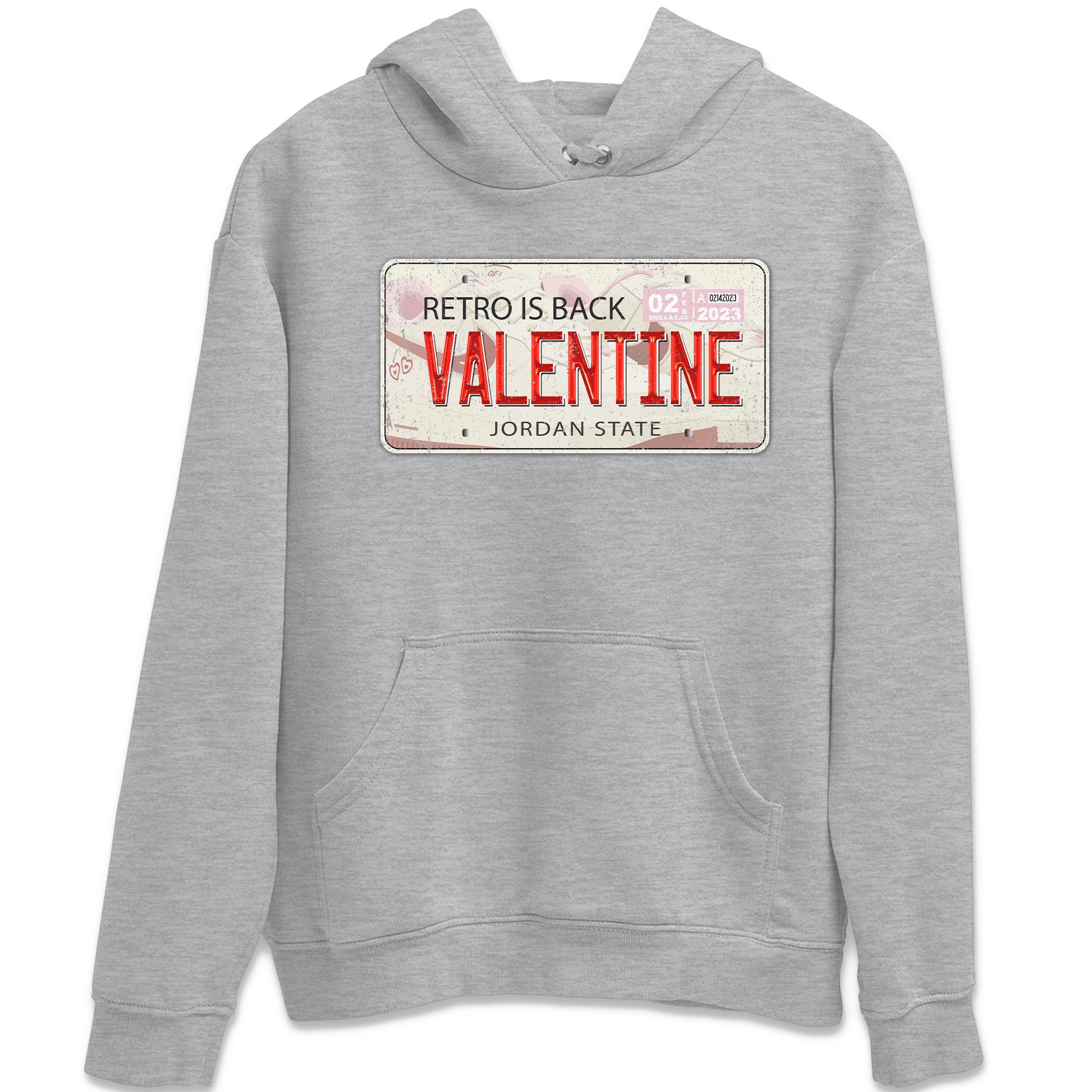 Air Force 1 Valentines Day Sneaker Match Tees Jordan Plate Sneaker Tees Air Force 1 Valentines Day Jordan to match sneaker T-Shirt Crew Neck Shirts
