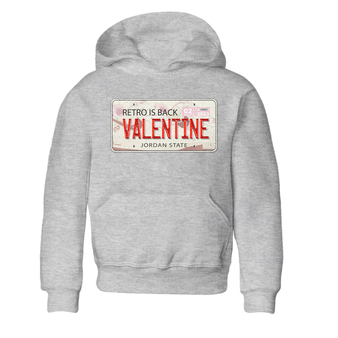 Air Force 1 Valentines Day Sneaker Match Tees Jordan Plate Sneaker Tees Air Force 1 Valentines Day Jordan to match sneaker T-Shirt Kids Shirts