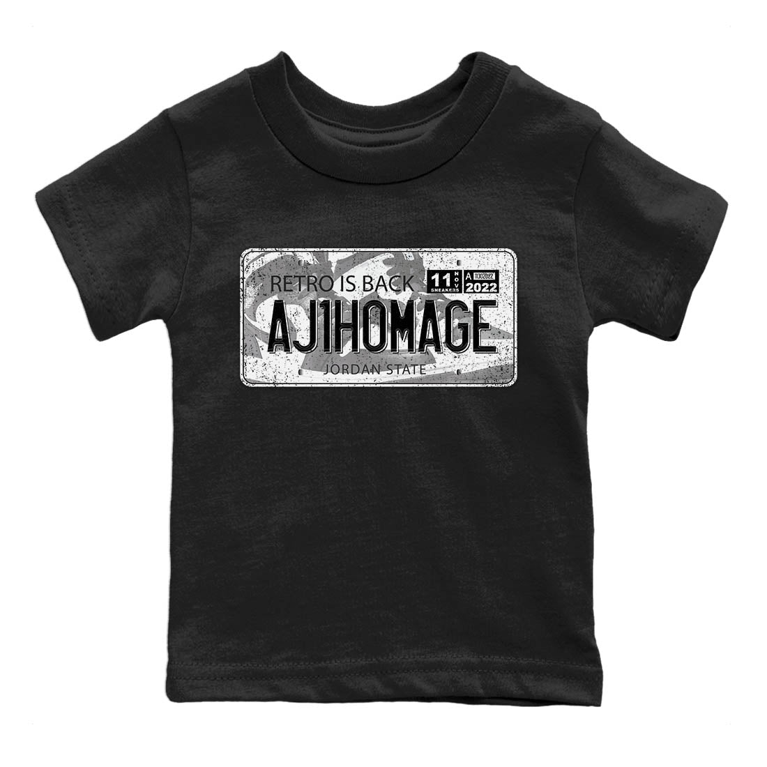 Jordan 1 Homage Sneaker Matching T-Shirt Jordan Plate Sneaker Tees Jordan 1 Homage Sneaker Release Tees Kids Shirts