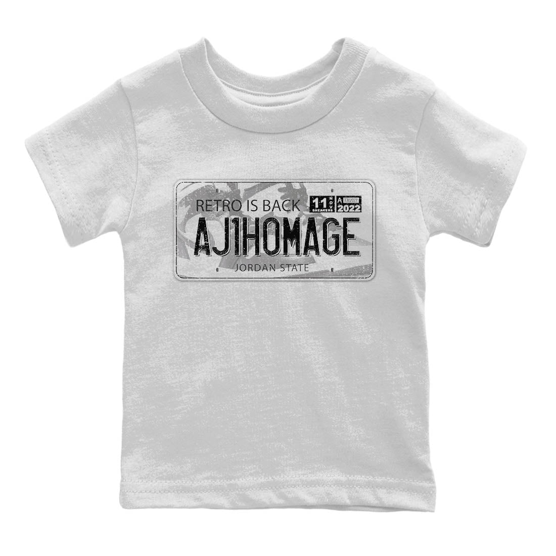 Jordan 1 Homage Sneaker Matching T-Shirt Jordan Plate Sneaker Tees Jordan 1 Homage Sneaker Release Tees Kids Shirts