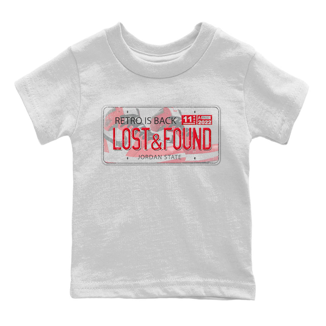 Jordan 1 lost & found Sneaker Matching T-Shirt Jordan Plate Sneaker Tees Jordan 1 lost & found Sneaker Release Tees Kids Shirts