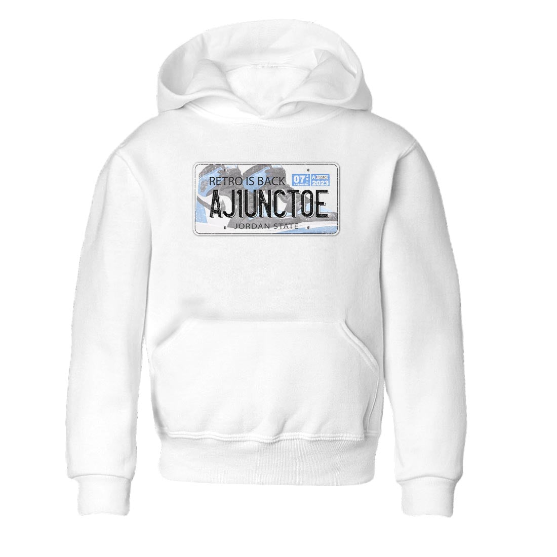 Air Jordan 1 Retro High OG University Blue shirt to match jordans Jordan Plate Streetwear Sneaker Shirt Air Jordan 1 UNC Toe Drip Gear Zone Sneaker Matching Clothing Baby Toddler White 2 T-Shirt