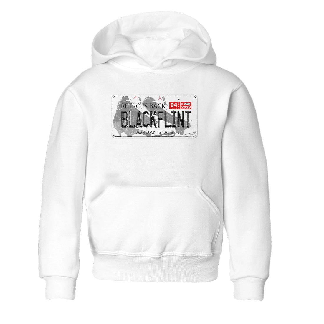 Air Jordan 13 Black Flint Sneaker Match Tees Jordan Plate Streetwear Sneaker Shirt AJ 13s Black Flint Sneaker Release Tees Kids Shirts White 2