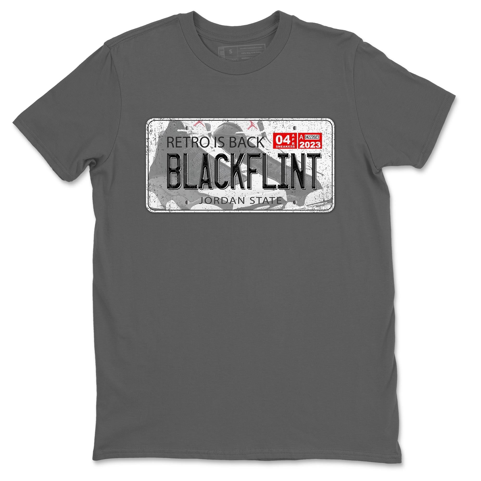 Air Jordan 13 Black Flint Sneaker Match Tees Jordan Plate Streetwear Sneaker Shirt AJ 13s Black Flint Sneaker Release Tees Unisex Shirts Cool Grey 2