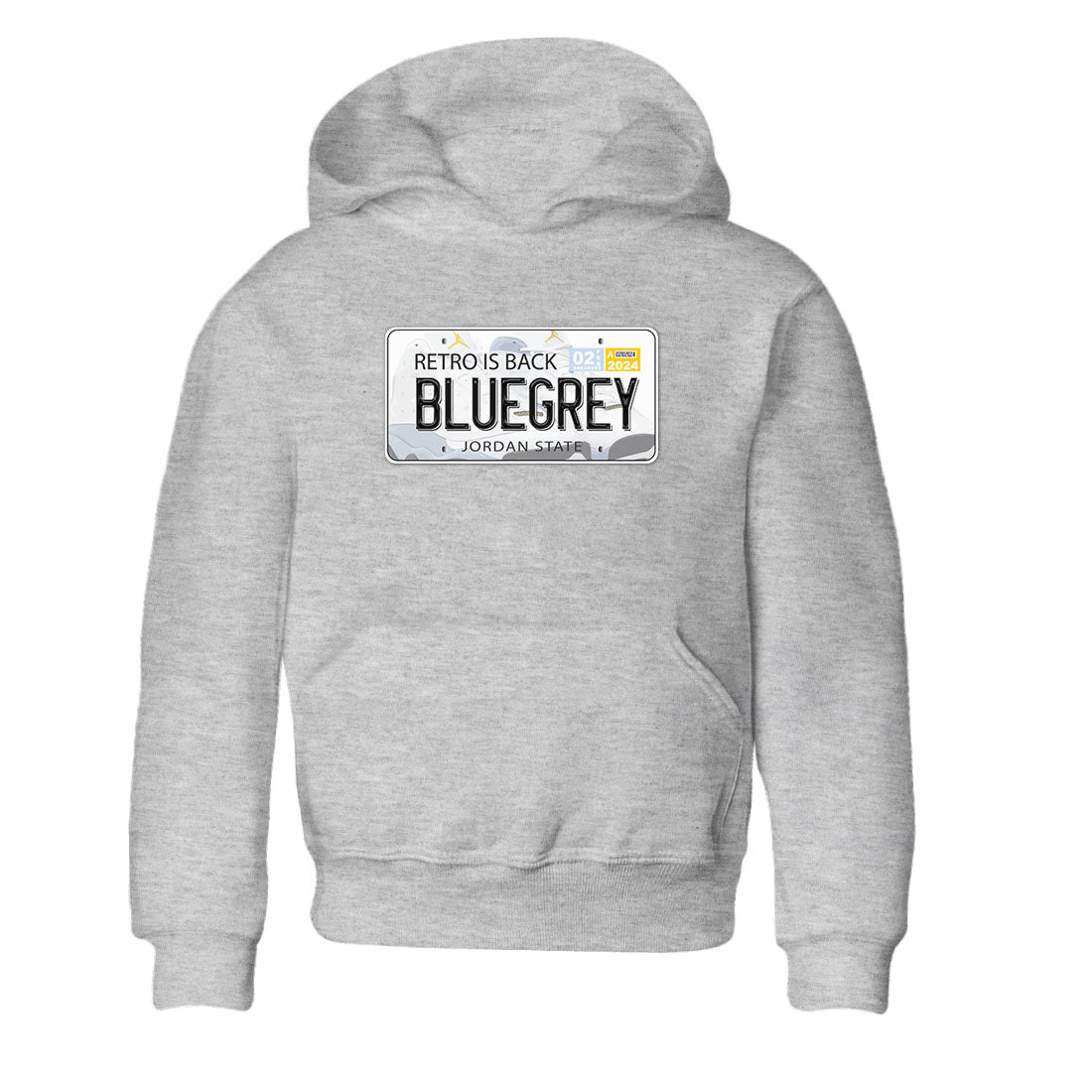 13s Blue Grey shirt to match jordans Jordan Plate sneaker tees Air Jordan 13 Blue Grey Drip Gear Zone baby toddler Heather Grey 2 cotton Shirt