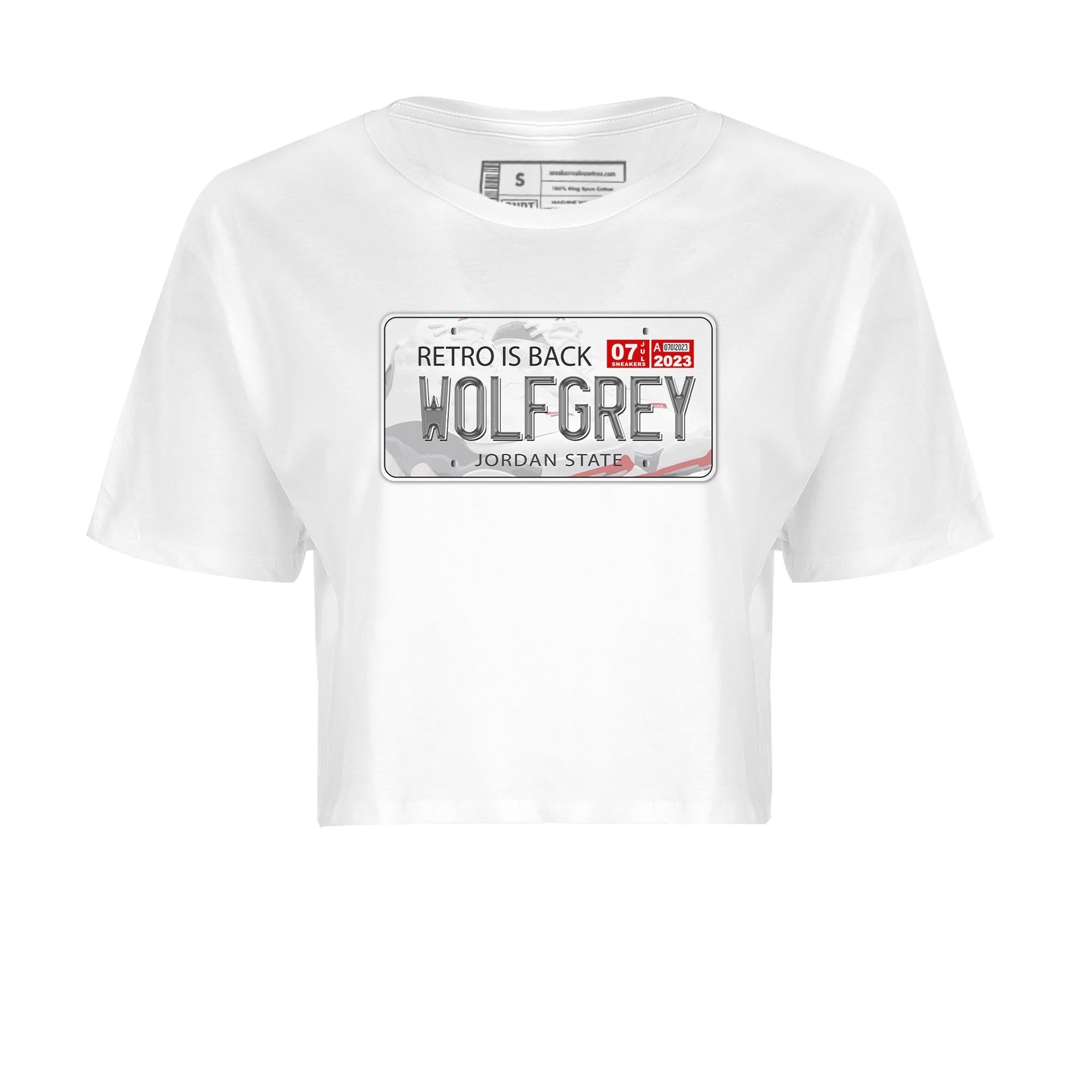 AJ13 Wolf Grey Sneaker Match Tees Jordan Plate Streetwear Sneaker Shirt Air Jordan 13 Wolf Grey Drip Gear Zone Sneaker Matching Clothing Women's Shirts White 2