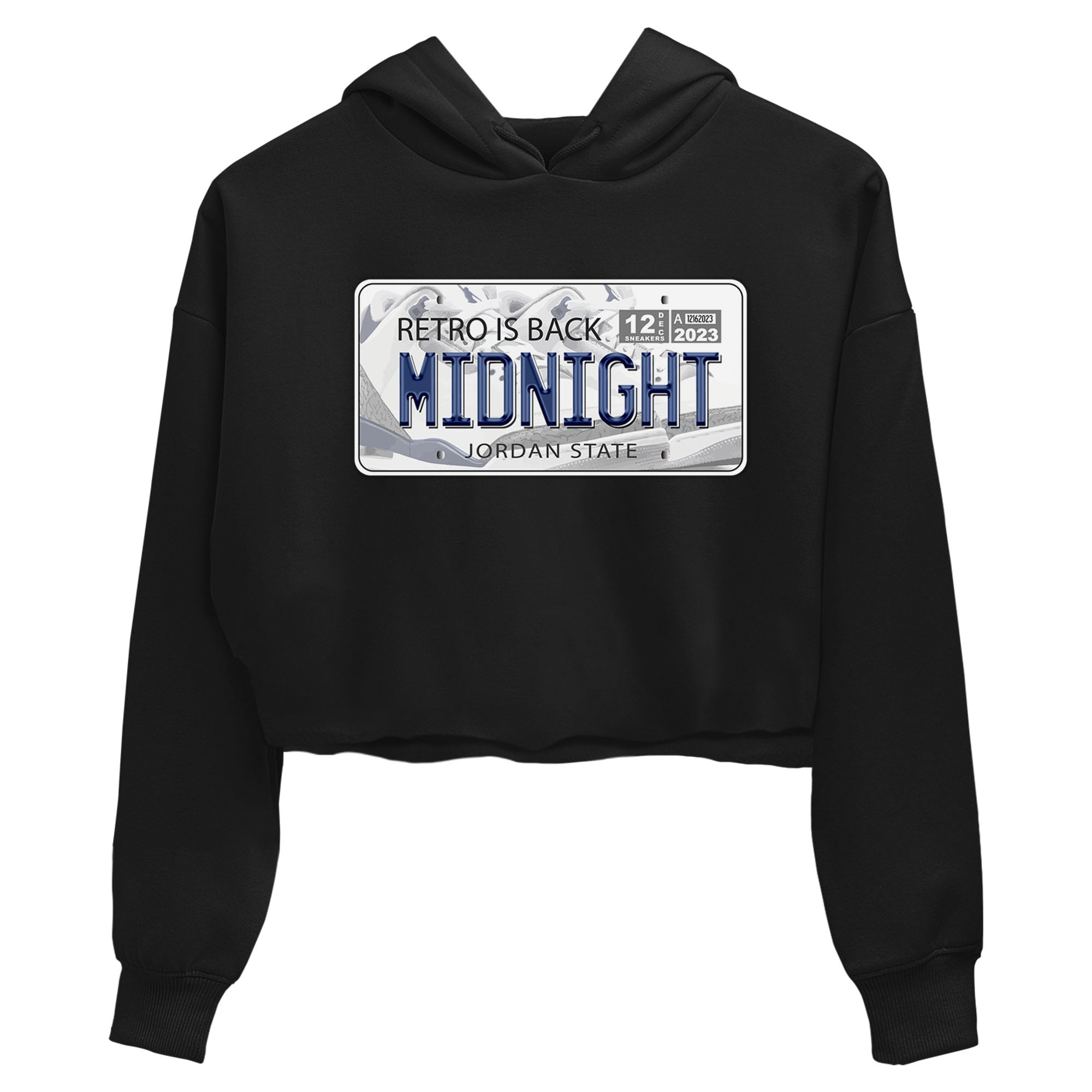 Air Jordan 3 Retro Midnight Navy shirt to match jordans Jordan Plate sneaker shirt 3s Midnight Navy Drip Gear Zone Black 2 crop shirt