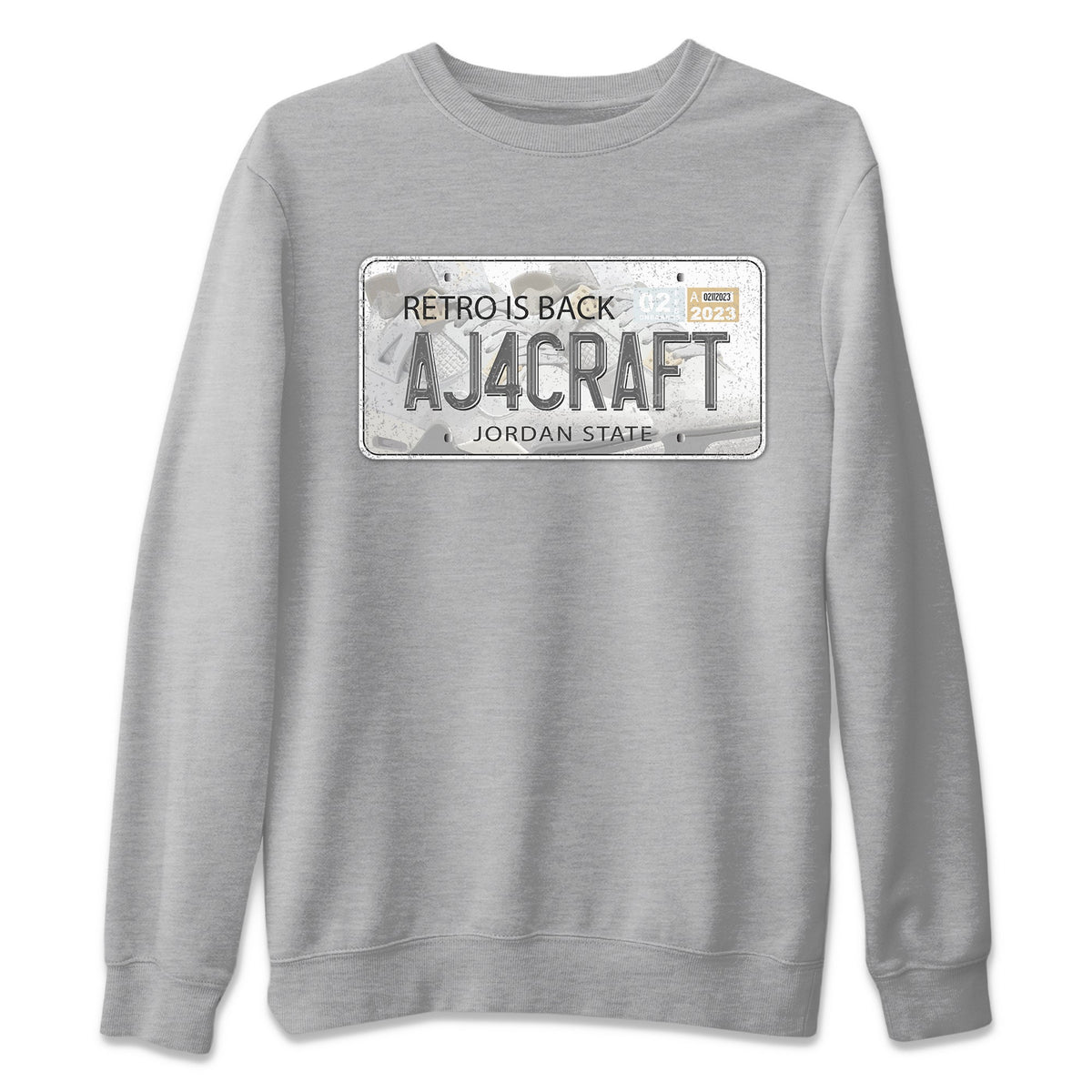 Jordan 4 Craft Sneaker Matching T-Shirt Jordan Plate Sneaker Tees Jordan 4 Craft Sneaker Release Tees Crew Neck Tees