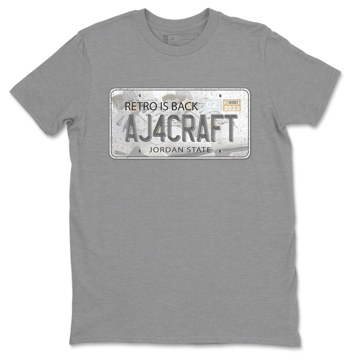 Jordan 4 Craft Sneaker Matching T-Shirt Jordan Plate Sneaker Tees Jordan 4 Craft Sneaker Release Tees Crew Neck Tees