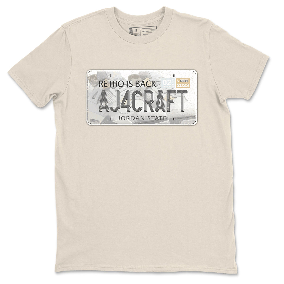 Jordan 4 Craft Sneaker Matching T-Shirt Jordan Plate Sneaker Tees Jordan 4 Craft Sneaker Release Tees Crew Neck Tees