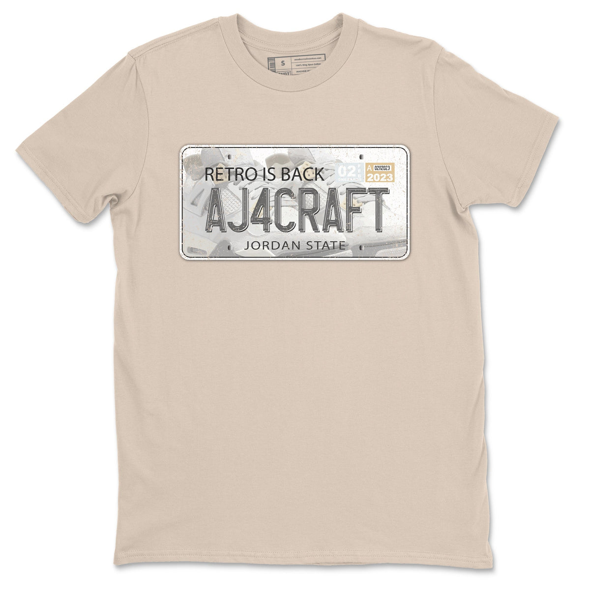 Jordan 4 Craft Sneaker Matching T-Shirt Jordan Plate Sneaker Tees Jordan 4 Craft Sneaker Release Tees Crew Neck Tees