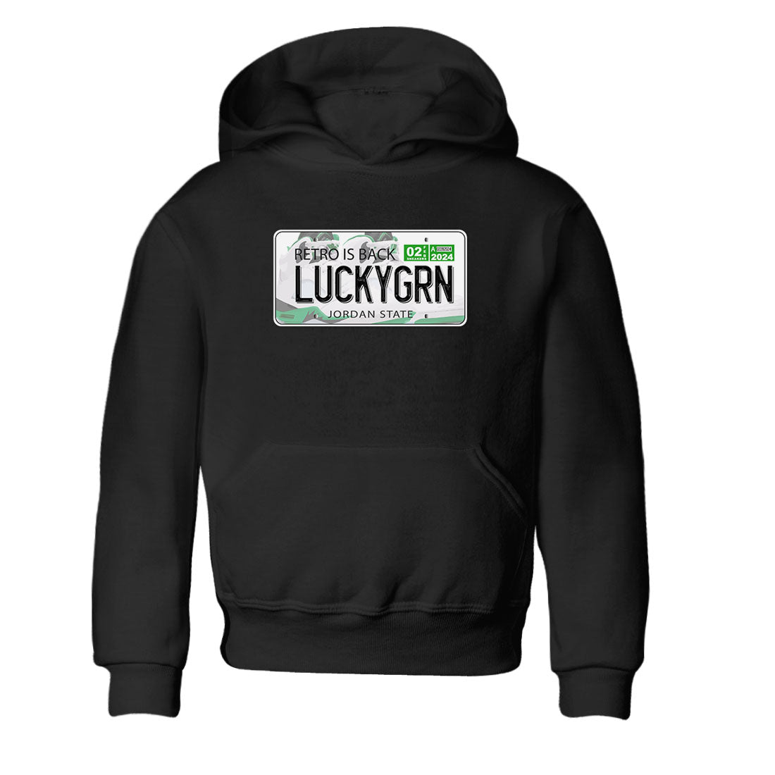 5s Lucky Green shirt to match jordans Jordan Plate sneaker tees Air Jordan 5 Lucky Green Drip Gear Zone baby toddler Black 2 cotton Shirt