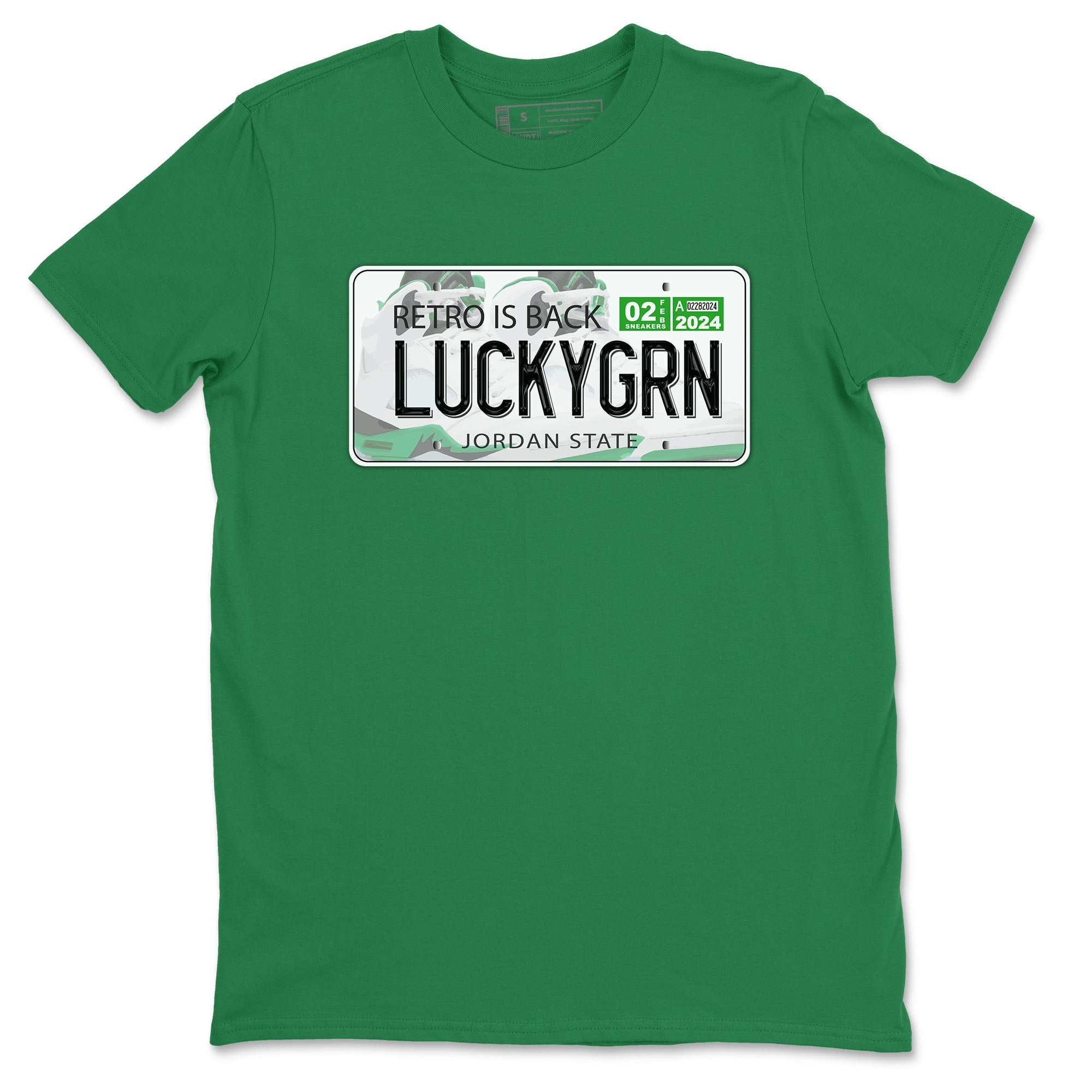 5s Lucky Green shirt to match jordans Jordan Plate sneaker tees Air Jordan 5 Lucky Green Drip Gear Zone unisex cotton Kelly Green 2 crew neck shirt