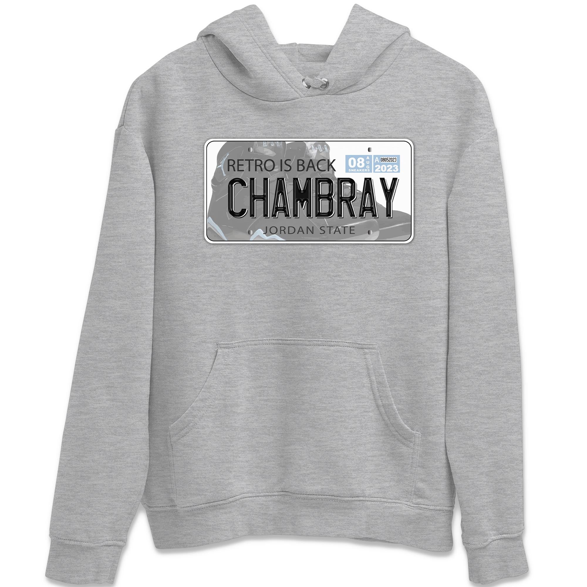 Air Jordan 7 Chambray shirt to match jordans Jordan Plate Streetwear Sneaker Shirt AJ7 Chambray Drip Gear Zone Sneaker Matching Clothing Unisex Heather Grey 2 T-Shirt